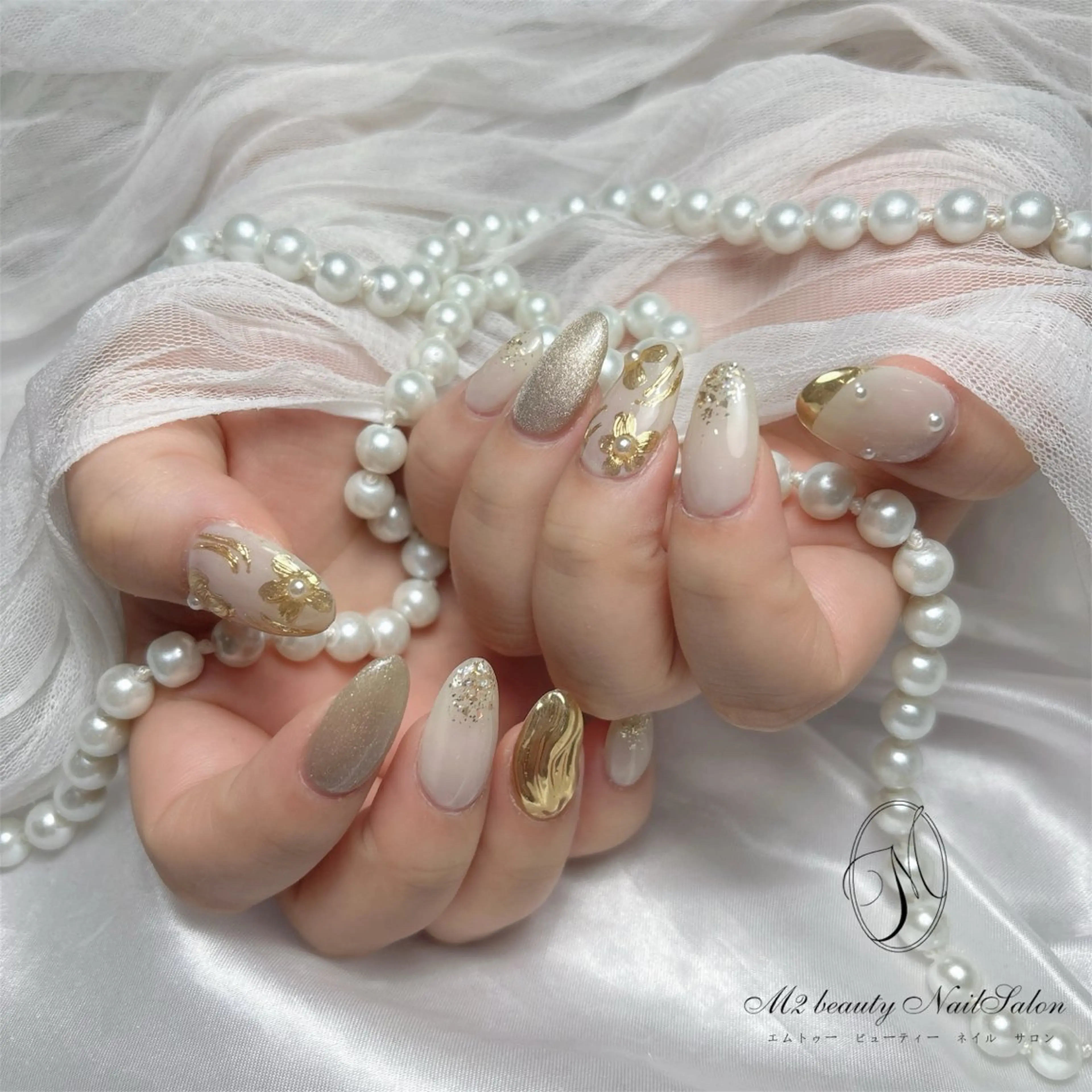 ネイル ハンドネイル M2 BEAUTY Rionのネイルデザイン