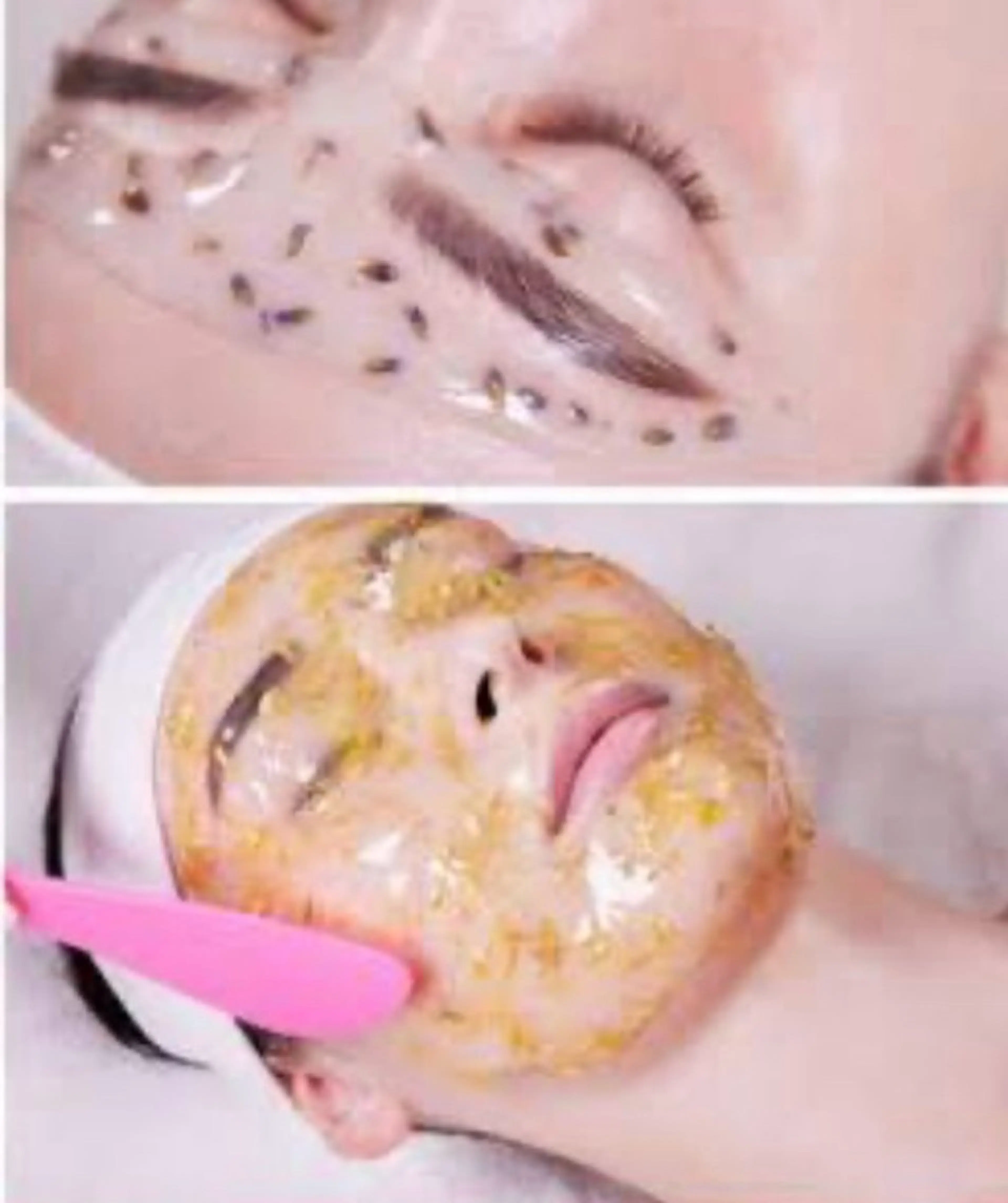 【ミニモ学割】人気のハイドロジェリーマスク⭐️ちゅるん美肌🎀毛穴汚れニキビ肌改善！酵素洗顔付きエステ50分🍓の写真