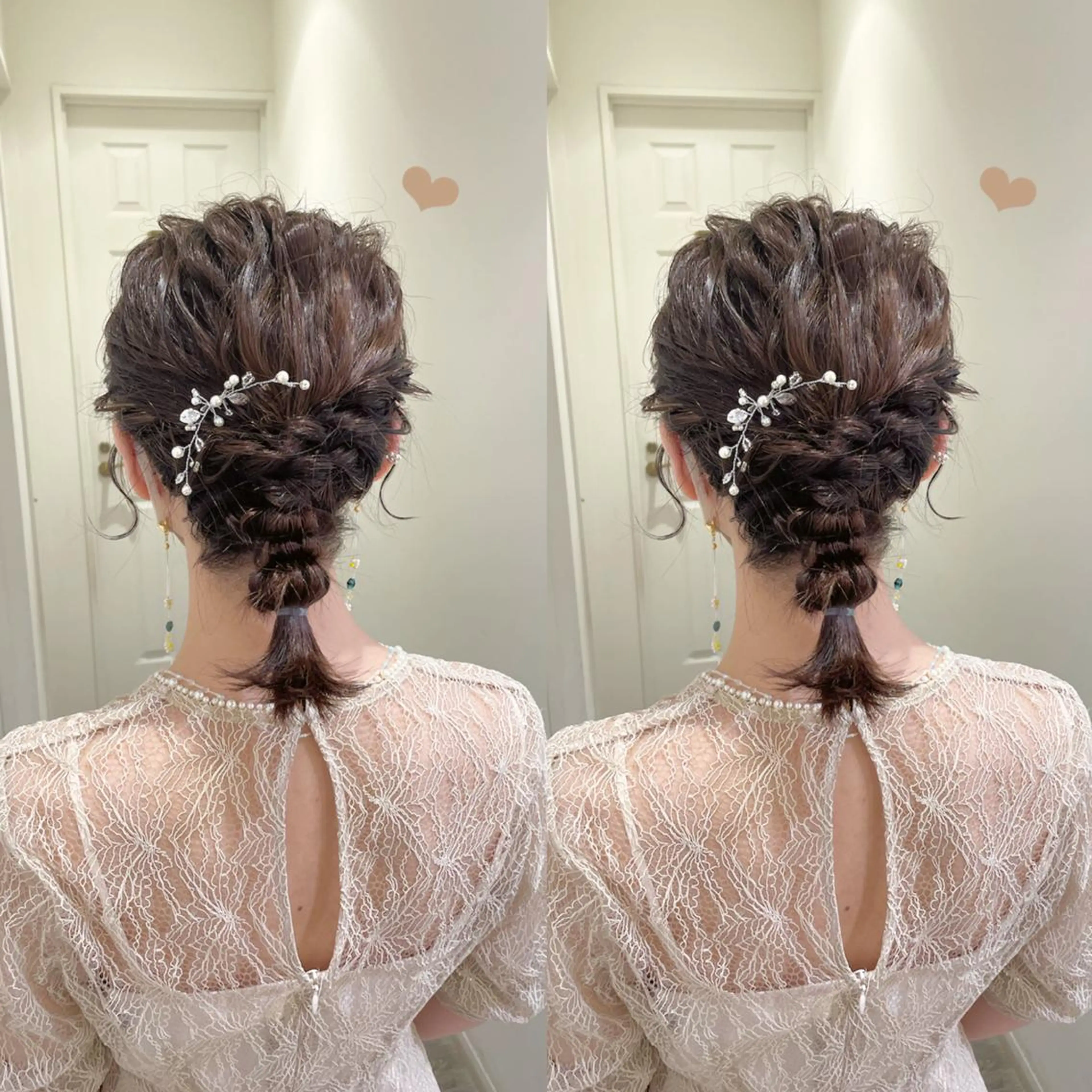 ミディアム ヘアアレンジ エクステ/ハイトーン 🐏☁️miminaのヘアスタイル