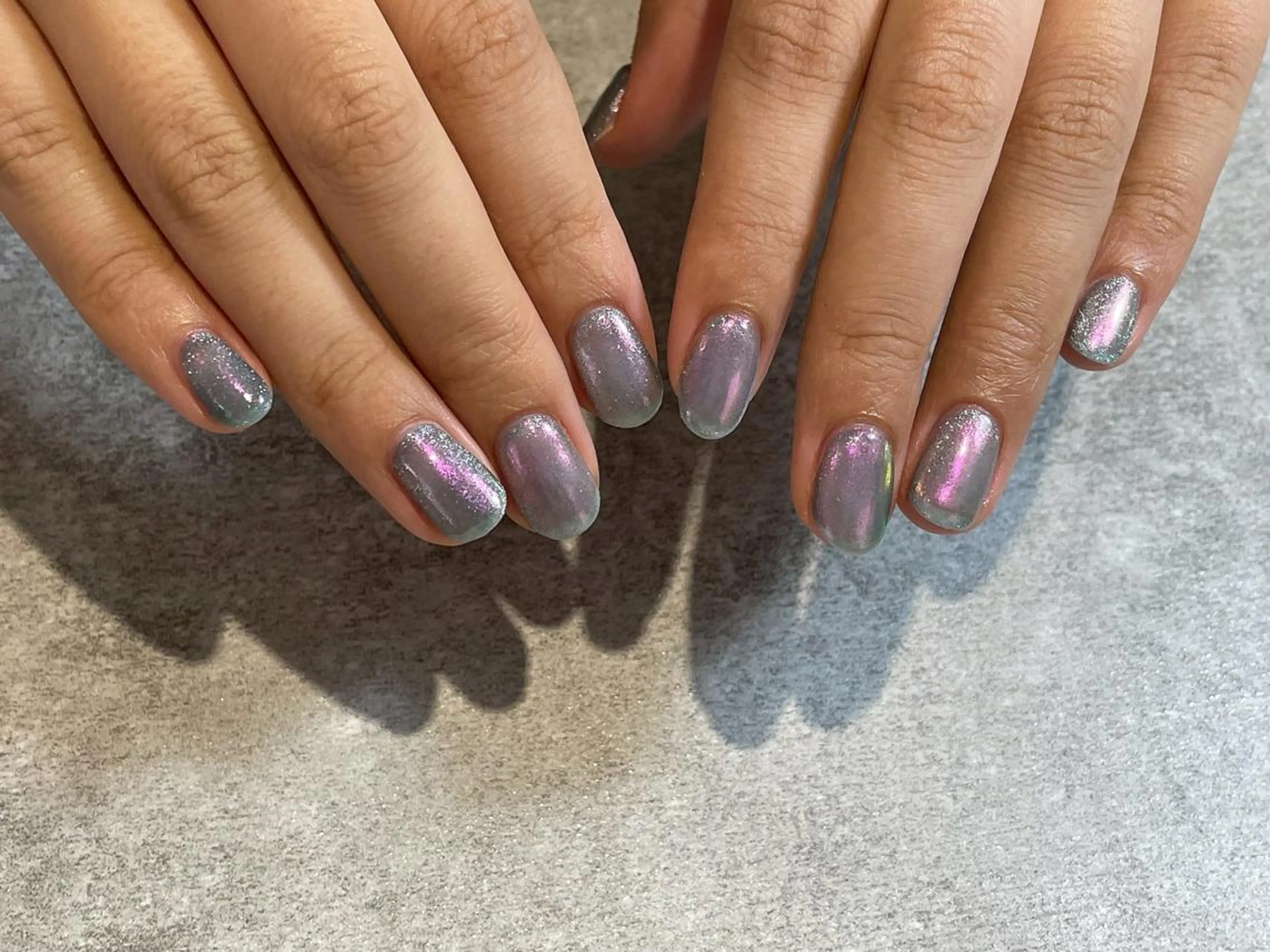 ネイル ミラーネイル nailsalon eluaのネイルデザイン
