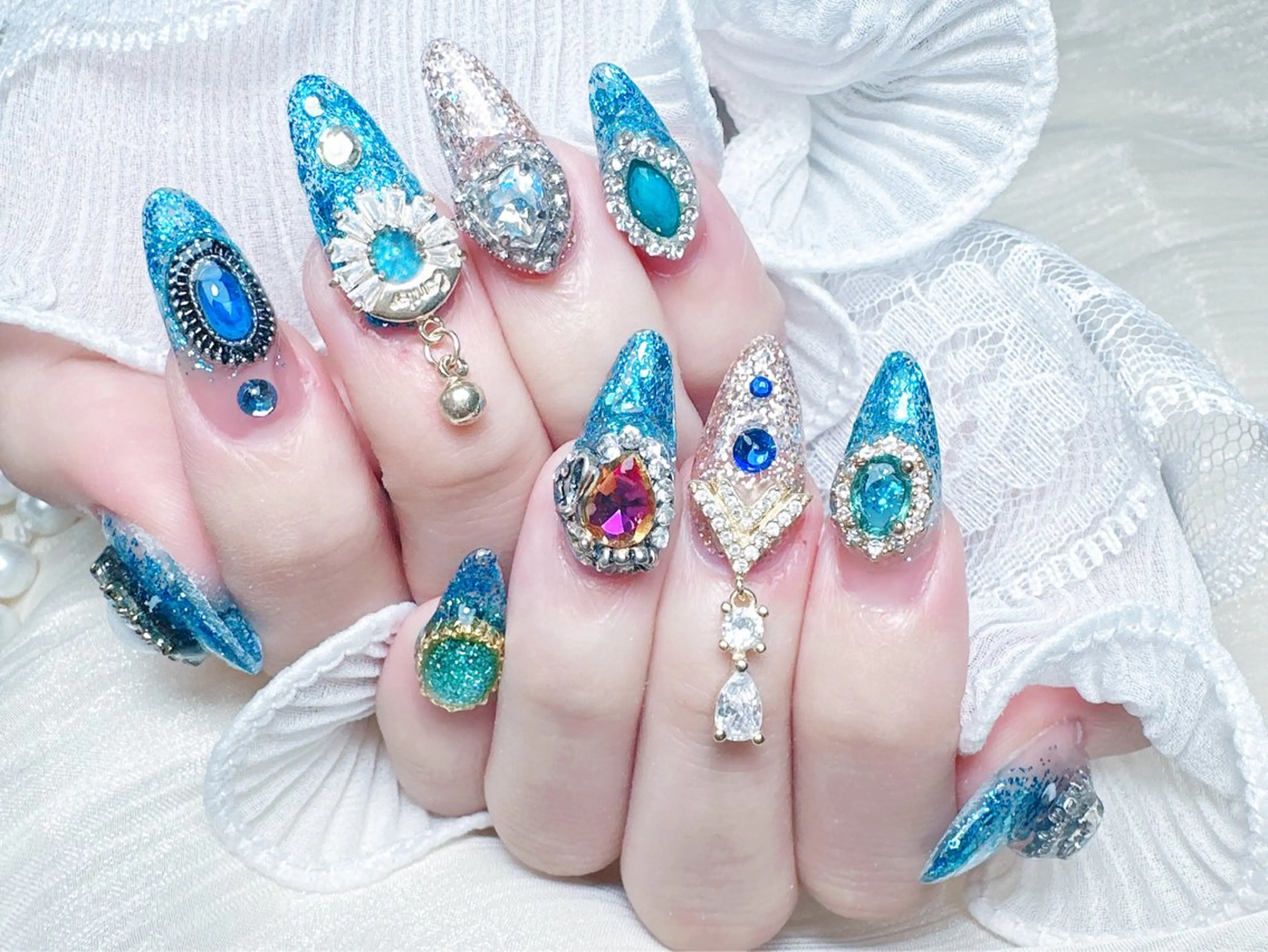 ネイル M🌷nail 長さだし専門店のネイルデザイン