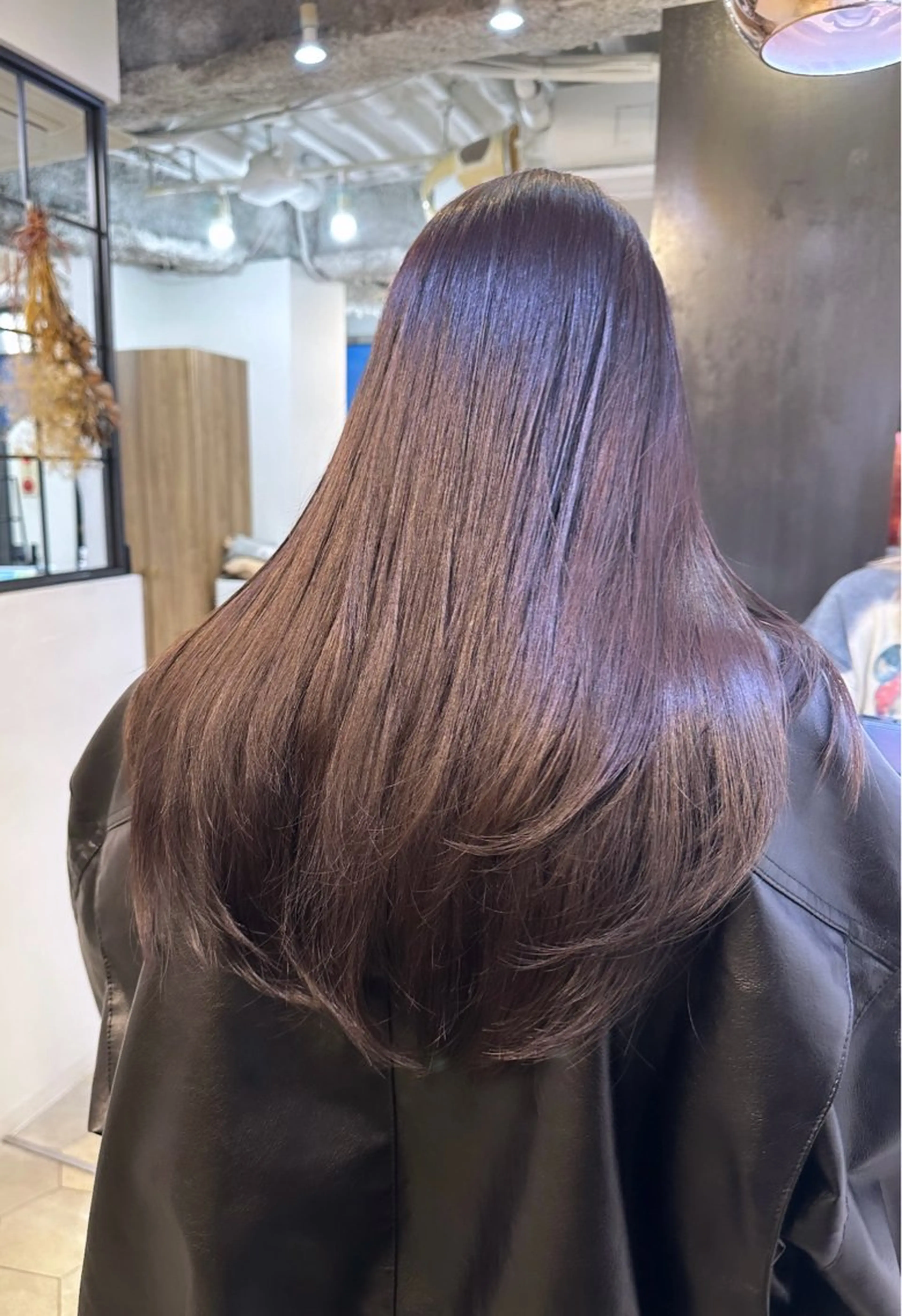 ロング ヘアカラー トリートメント レイヤー/顔周り 田山　穂波のヘアスタイル