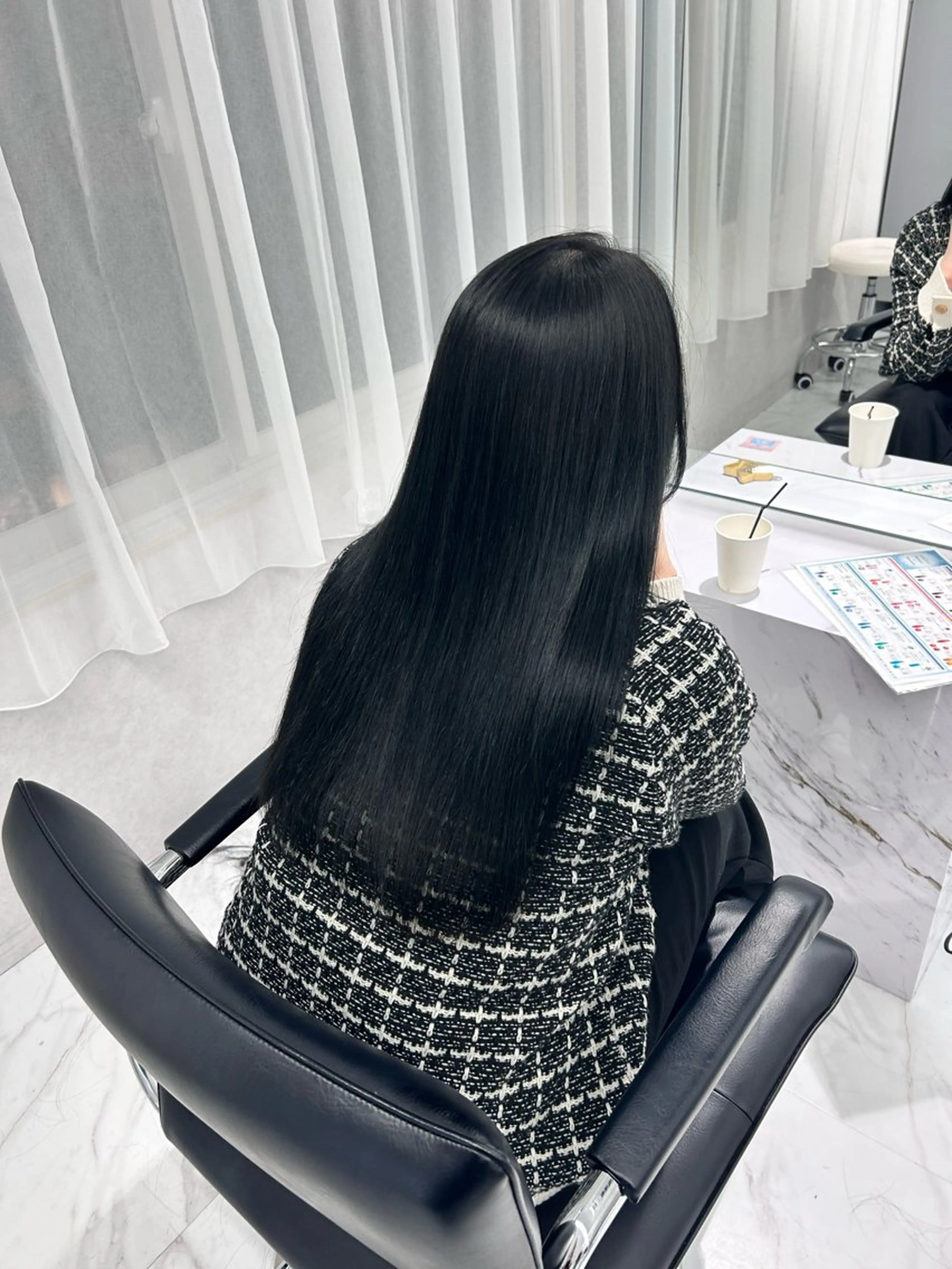 セミロング カラー トリートメント カット ヘアカラー shizuna/平尾 /カラー/髪質改善のヘアスタイル