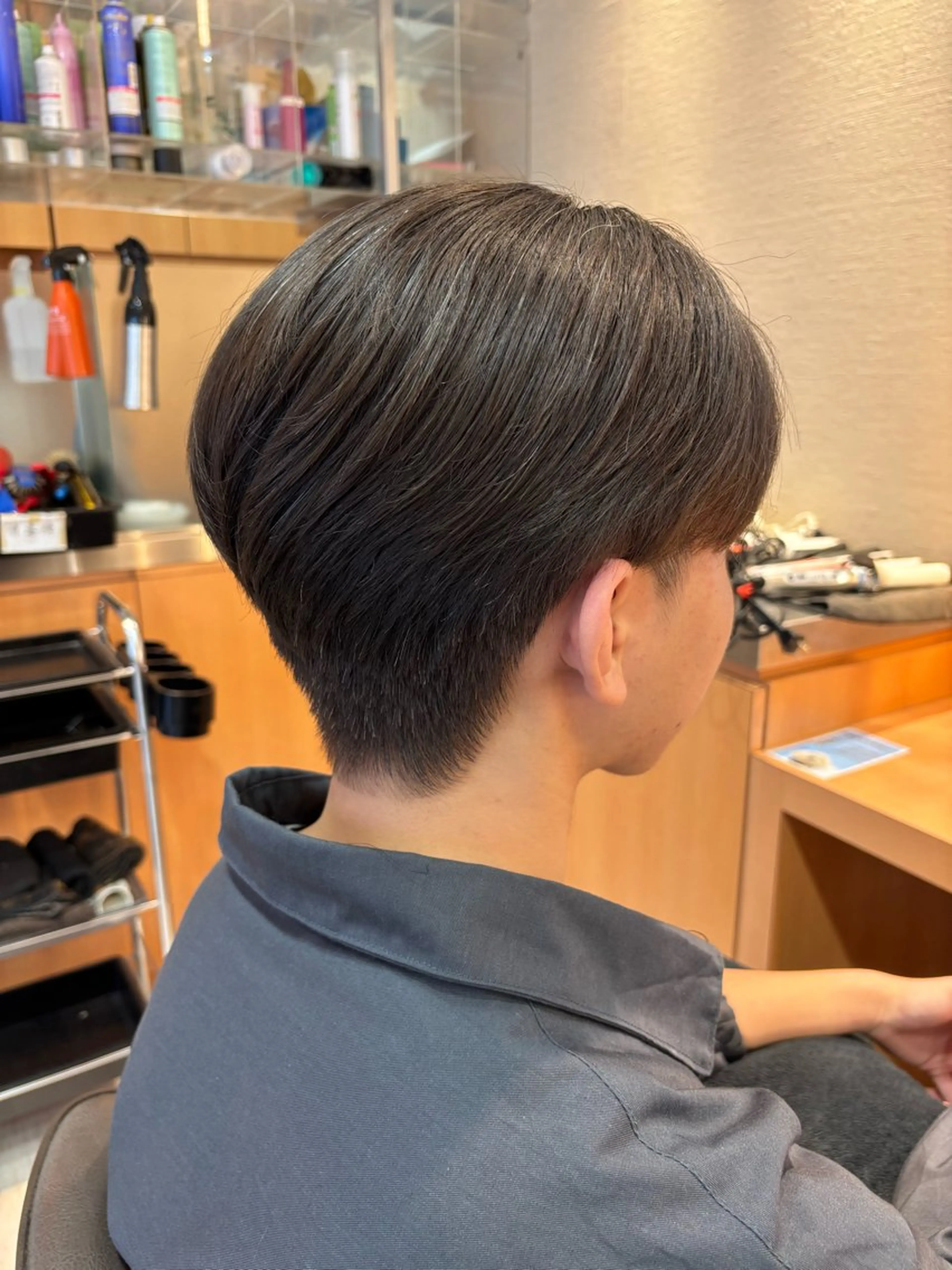 ショート メンズ 刈り上げ カット 竹葉 如起のヘアスタイル