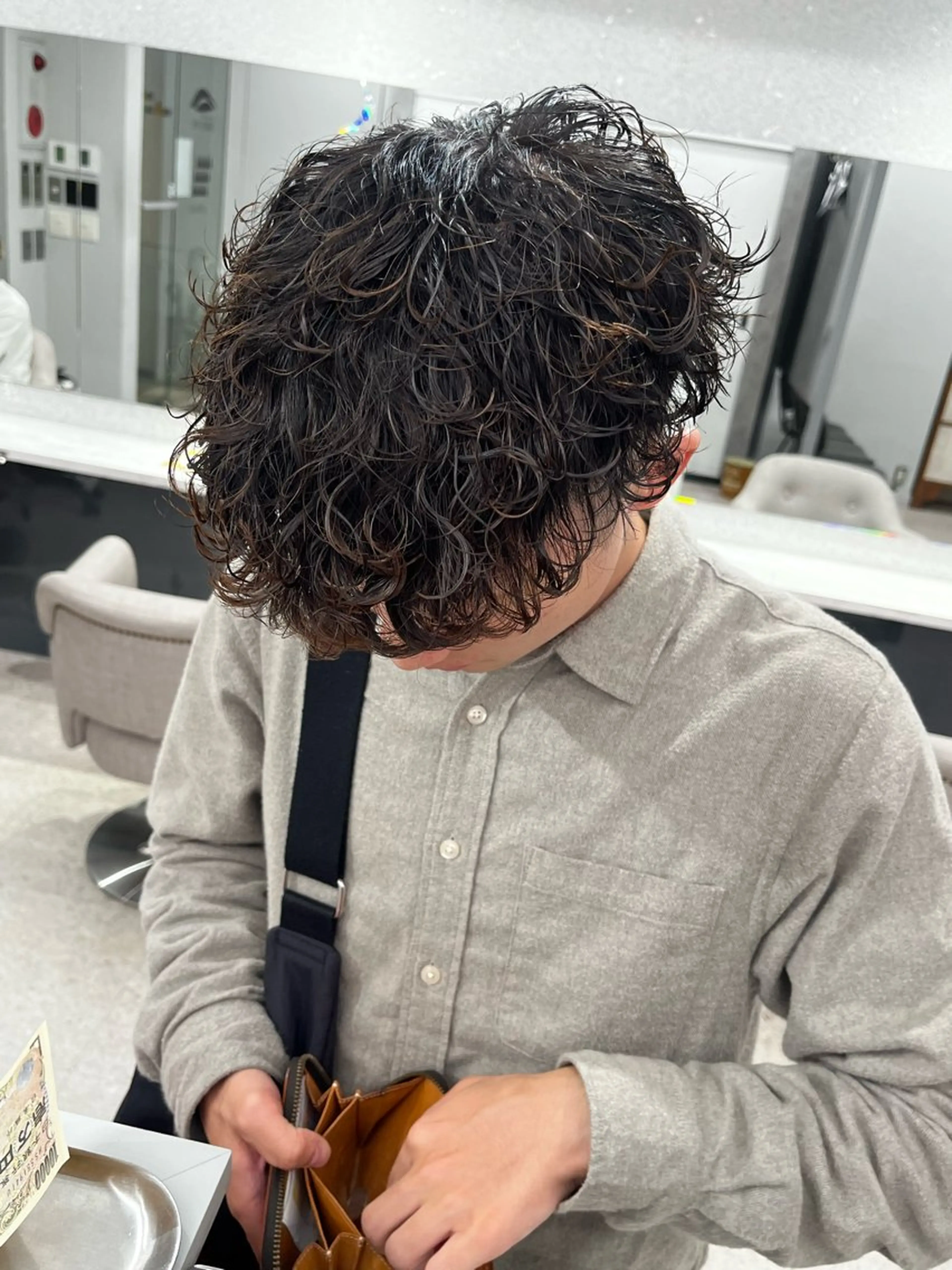 パーマ メンズ カット パーマ 🍐シャドウパーマ メンズ特化/守岡🍐のヘアスタイル