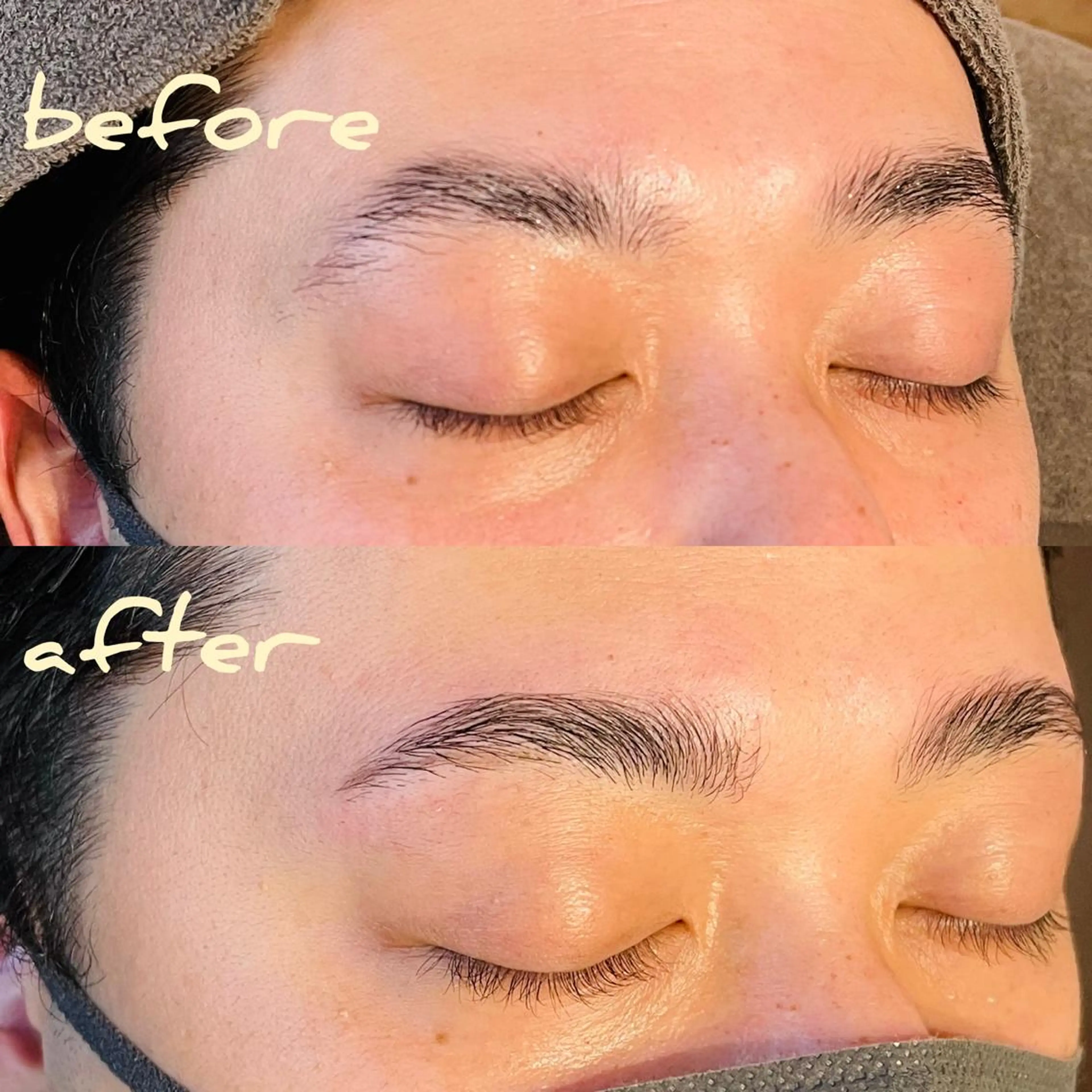 メンズ アイブロウ メンズパーマ ハリウッドブロウリフト 眉毛ワックス脱毛 ワックス脱毛 眉カット その他(アイブロウ) meetite mikiのマツエク・マツパデザイン