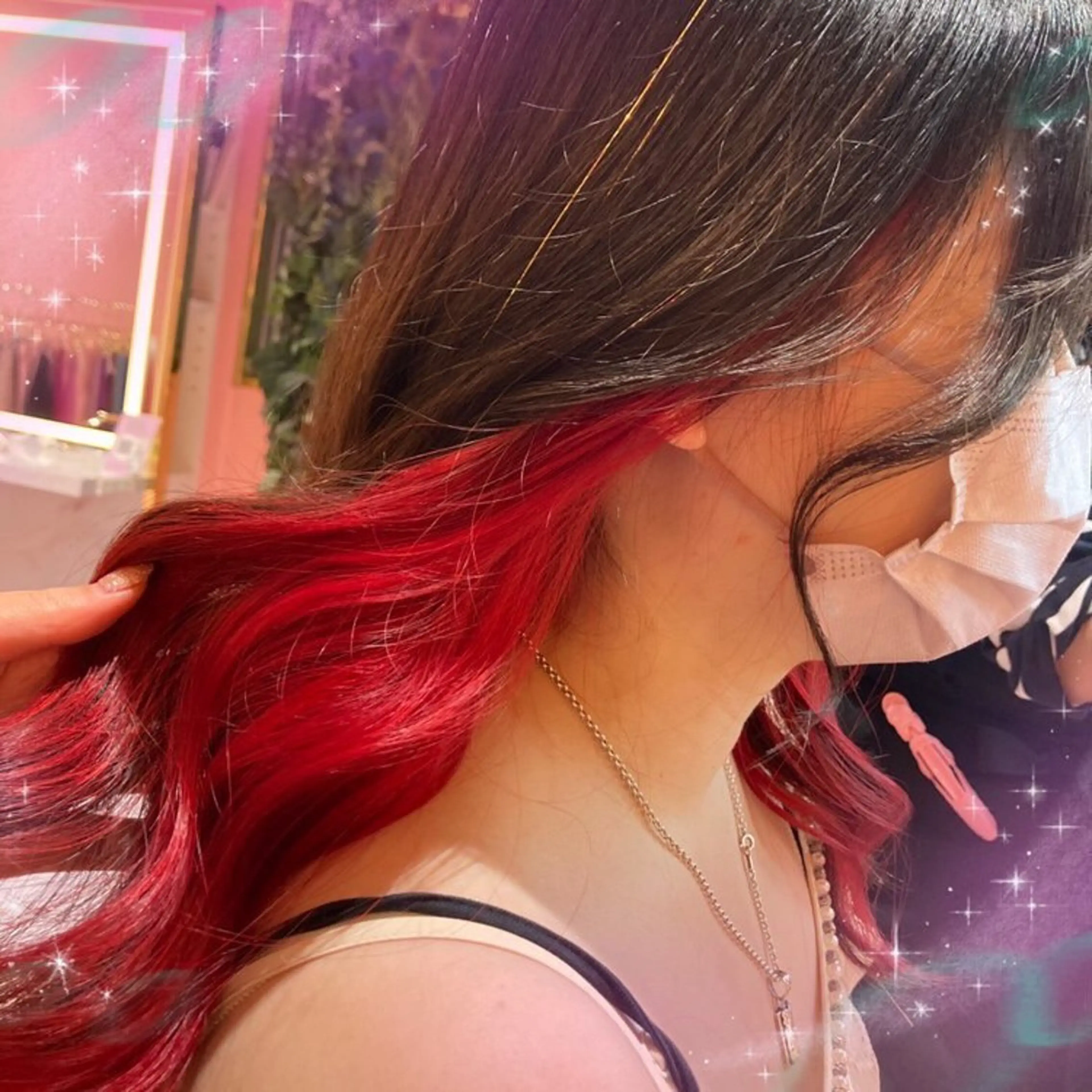 ロング カラー Beauty Sal on Milkのヘアスタイル