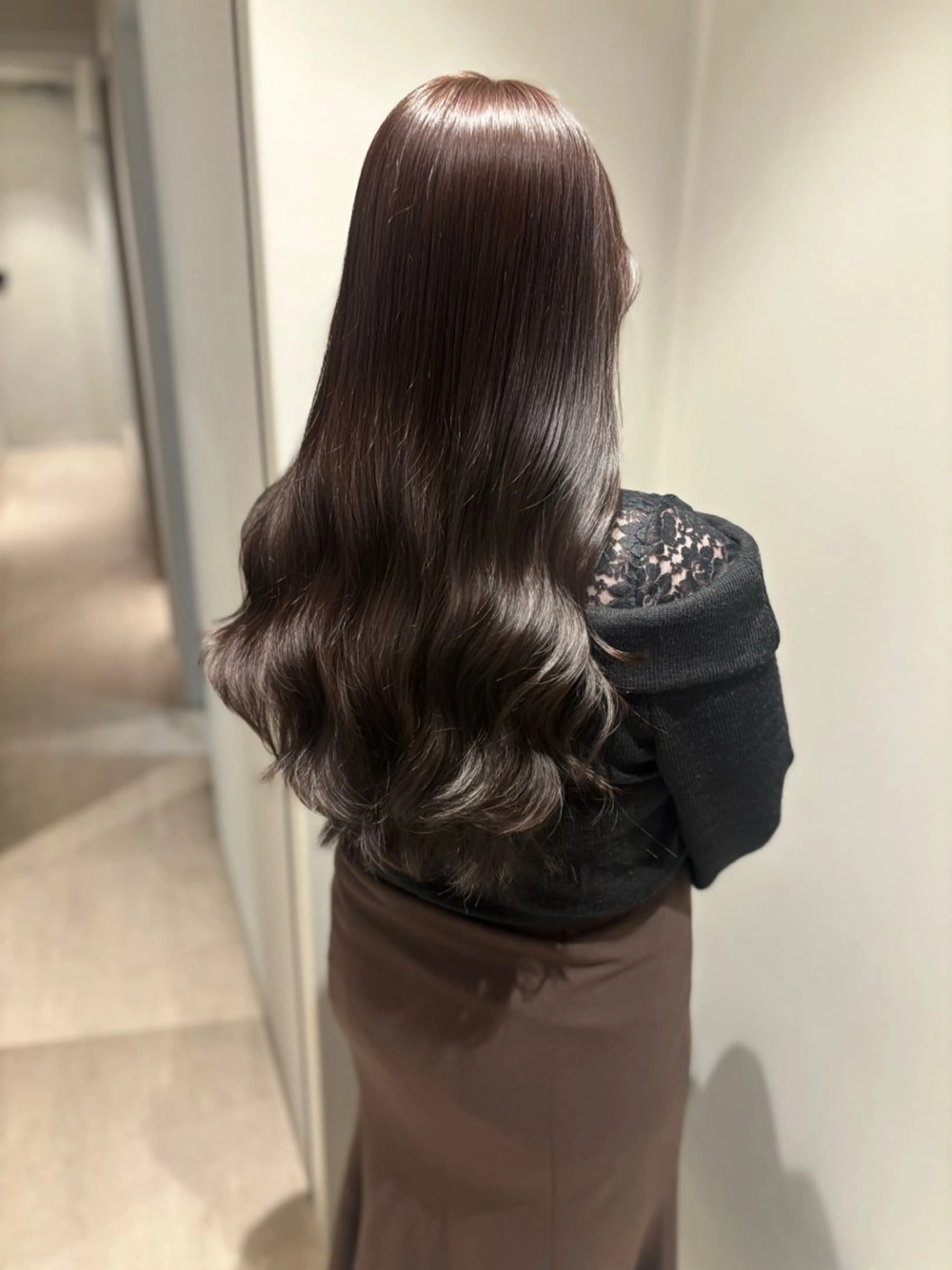 ロング カラー 髪質改善カラー ブラウン🤎YUMEのヘアスタイル