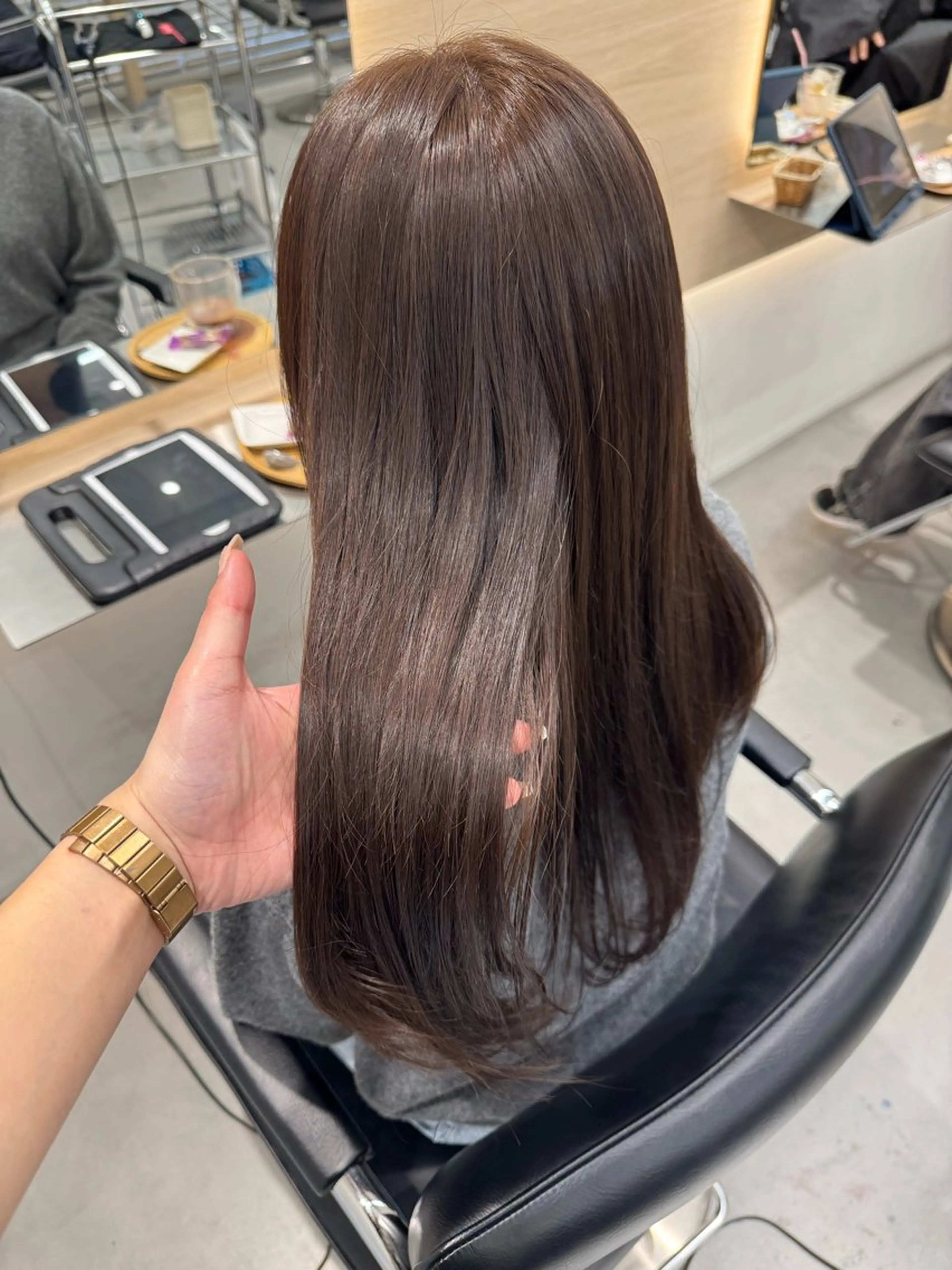 カラー ヘアカラー ナカバチ ユイ🌼 Rizm greenのヘアスタイル