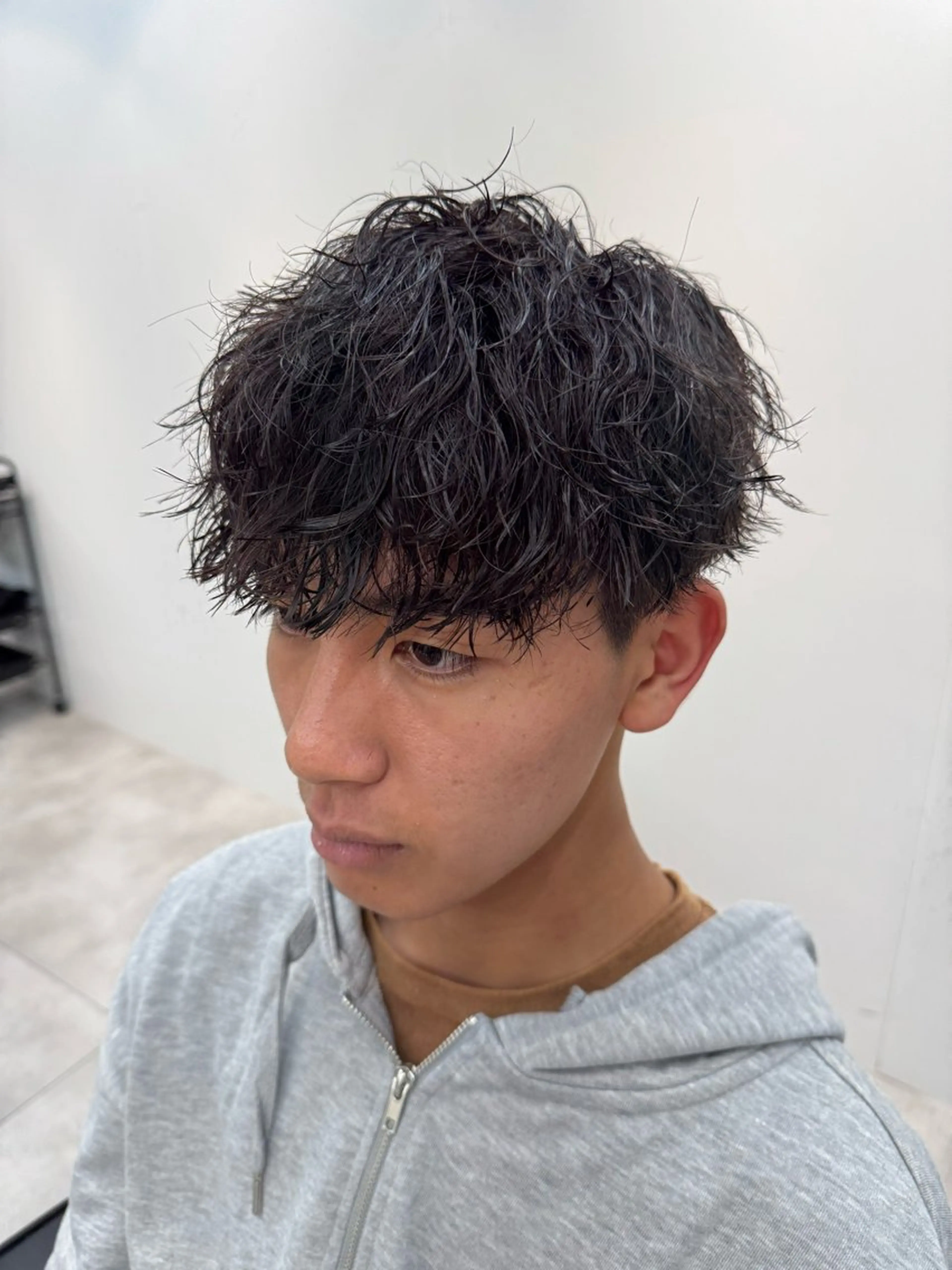 パーマ メンズ メンズパーマ カット パーマ 大宮メンズ特化/パー マ職人/小川藍人のヘアスタイル