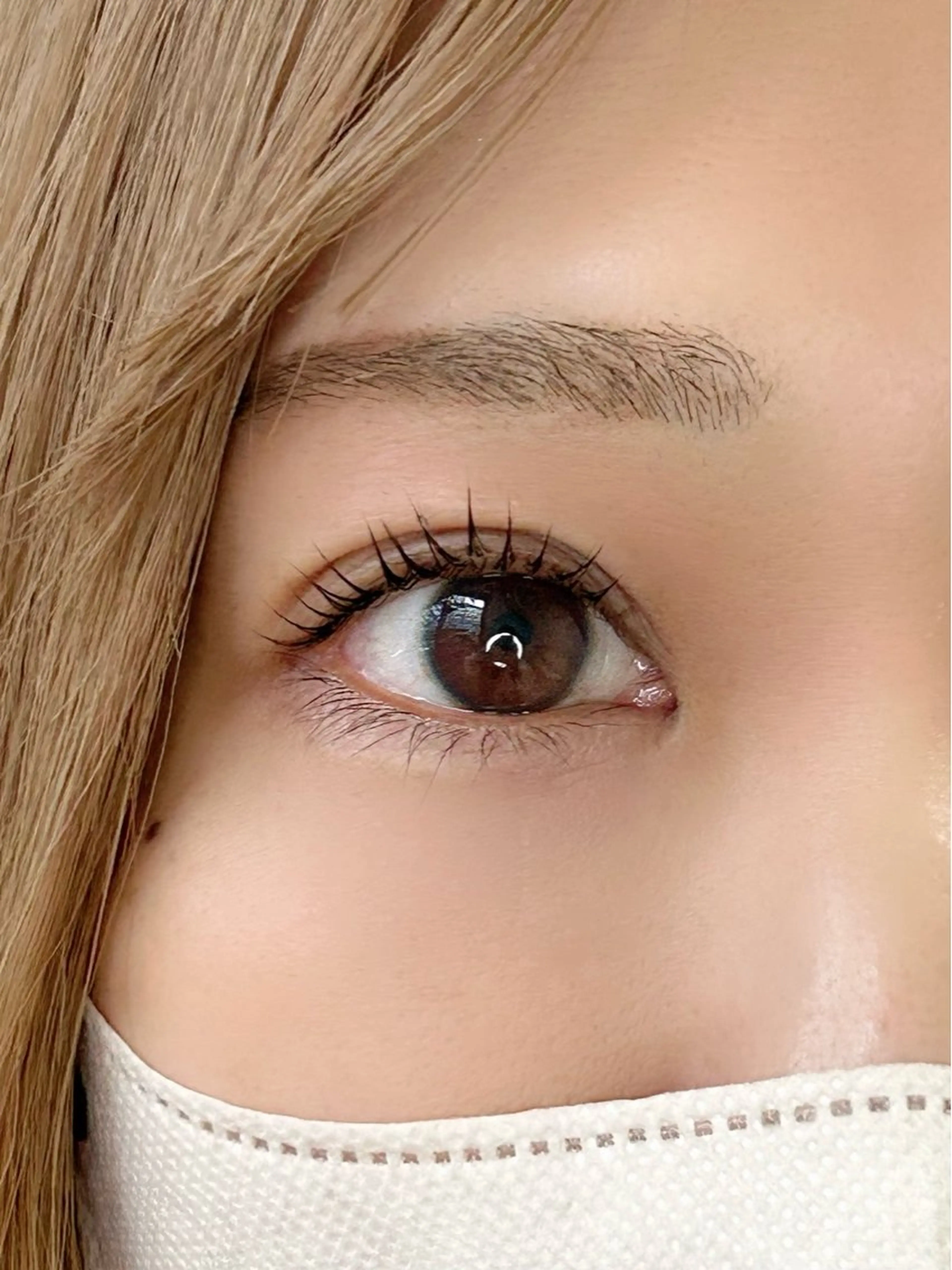 まつげパーマ(アイシャンプー、コーティング仕上げ付き)の写真