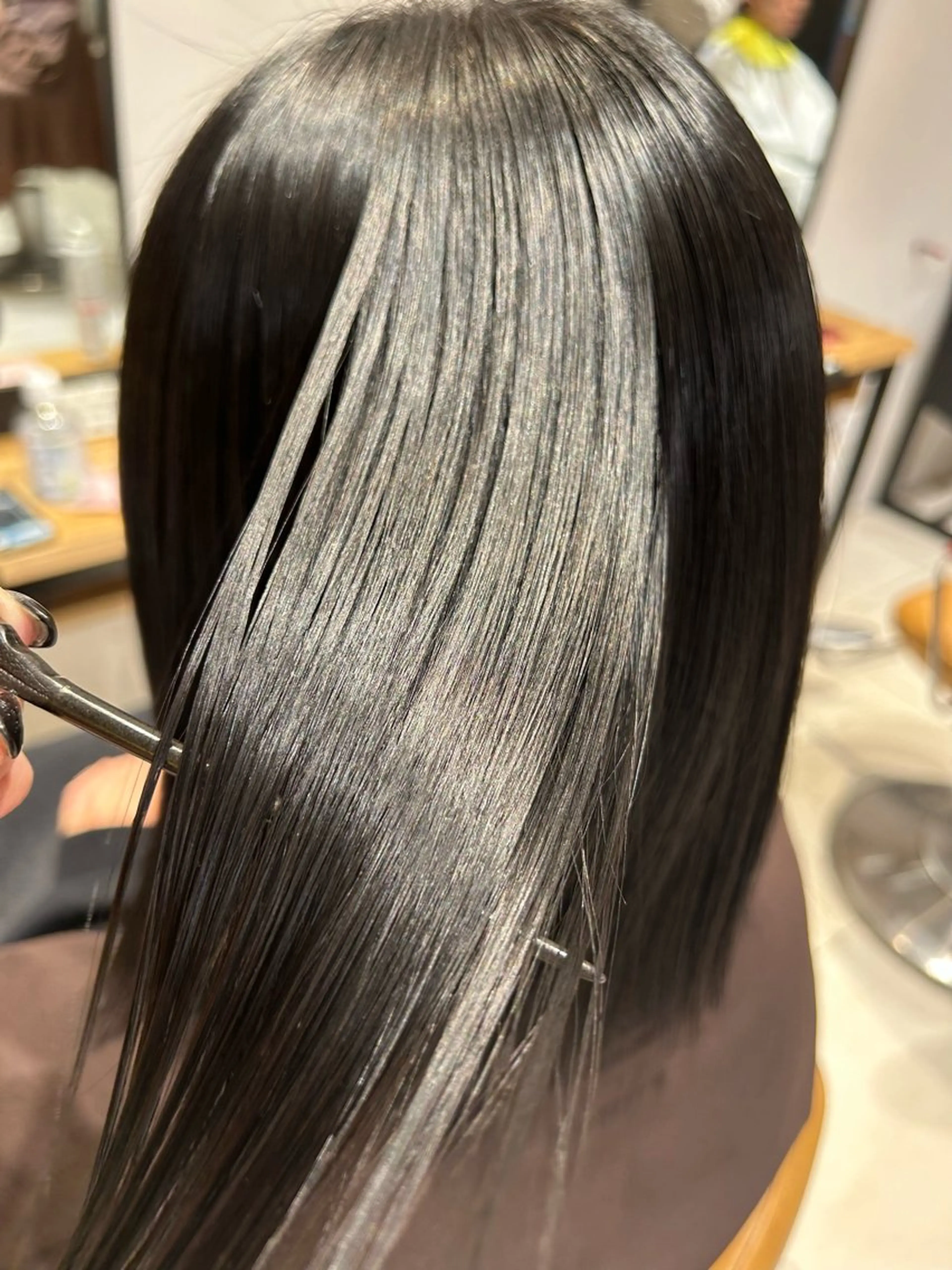 🌟日々のお手入れを楽に🌟カット+ベーシックストレート＋2stepトリートメントの写真