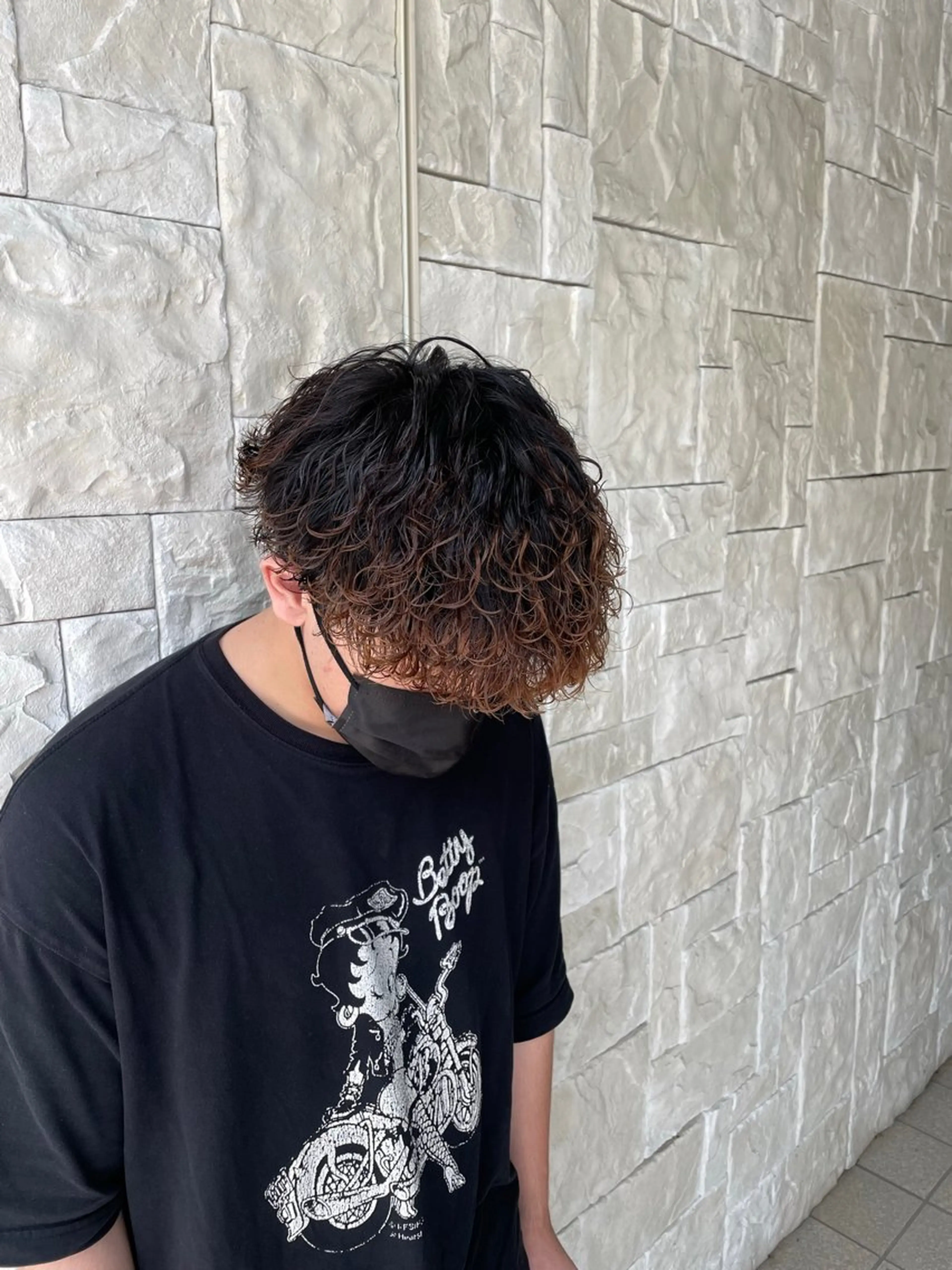 メンズ メンズパーマ 波巻きパーマ 一宮/稲沢/あま市 /小林好裕のヘアスタイル