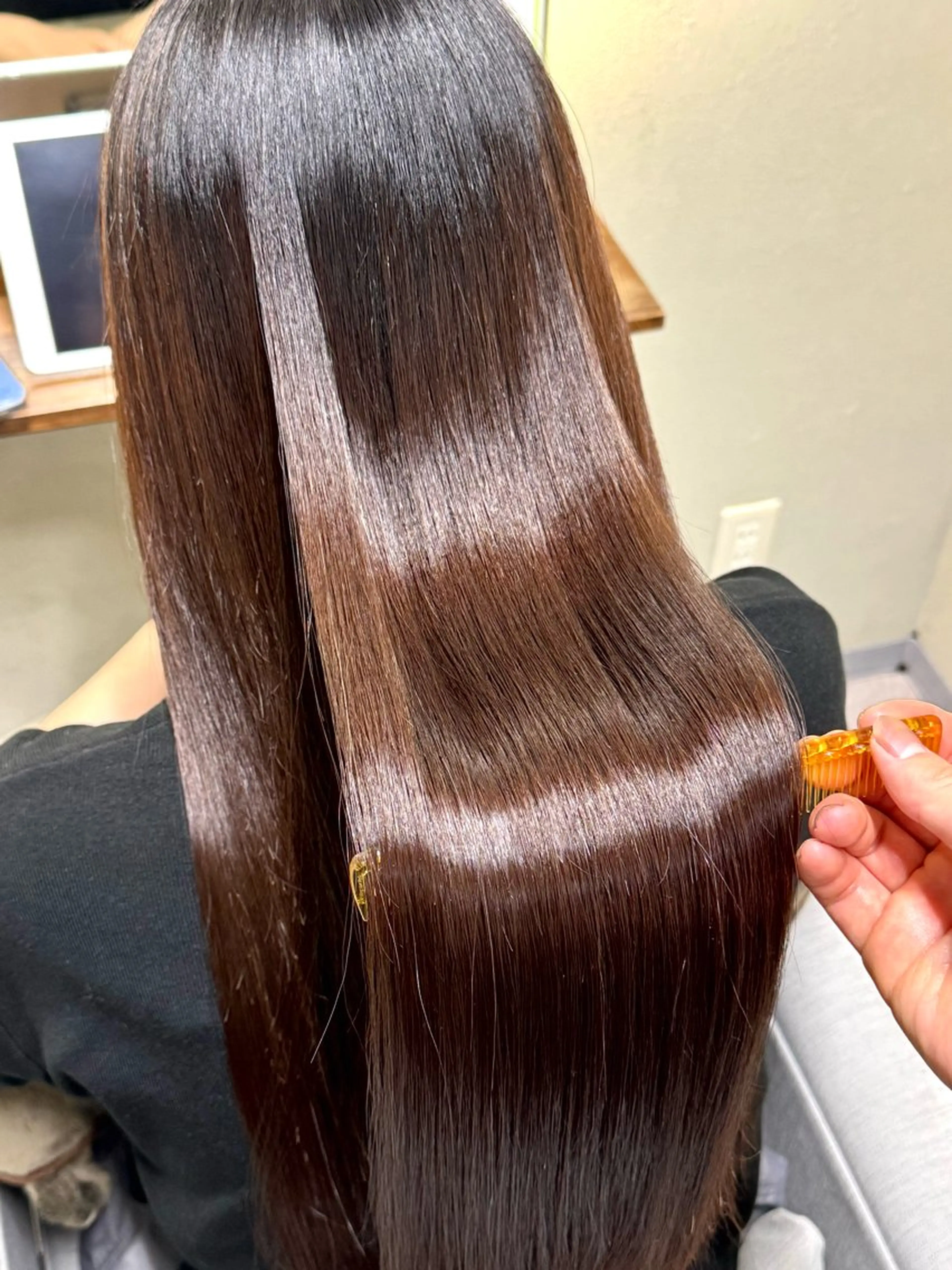 ロング 巻ける美髪矯正/ 韓国ヘア/yutaのヘアスタイル