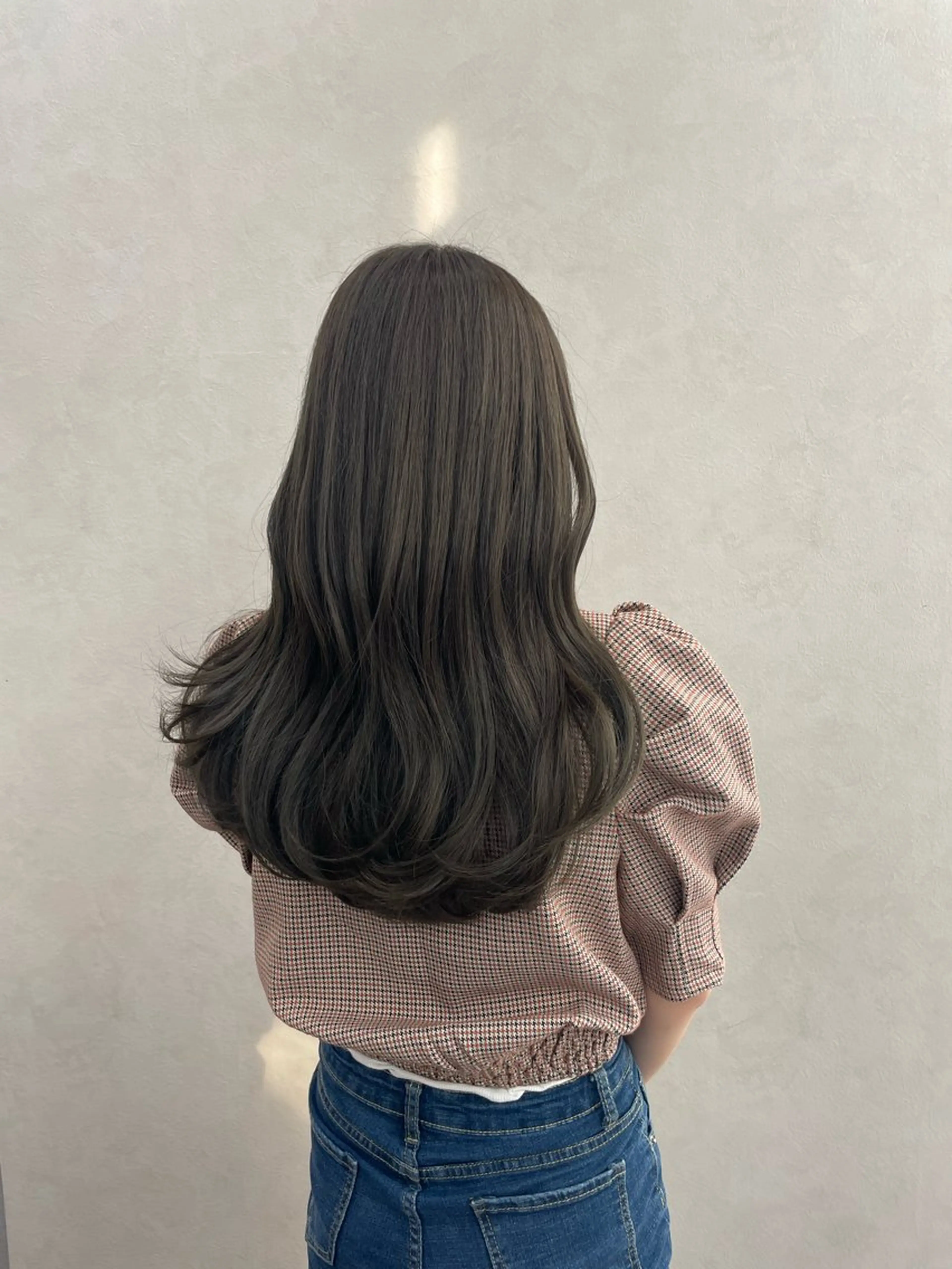 ロング カラー カット ヘアカラー トリートメント 🍐透明感カラー🍐 レイヤーカットのヘアスタイル