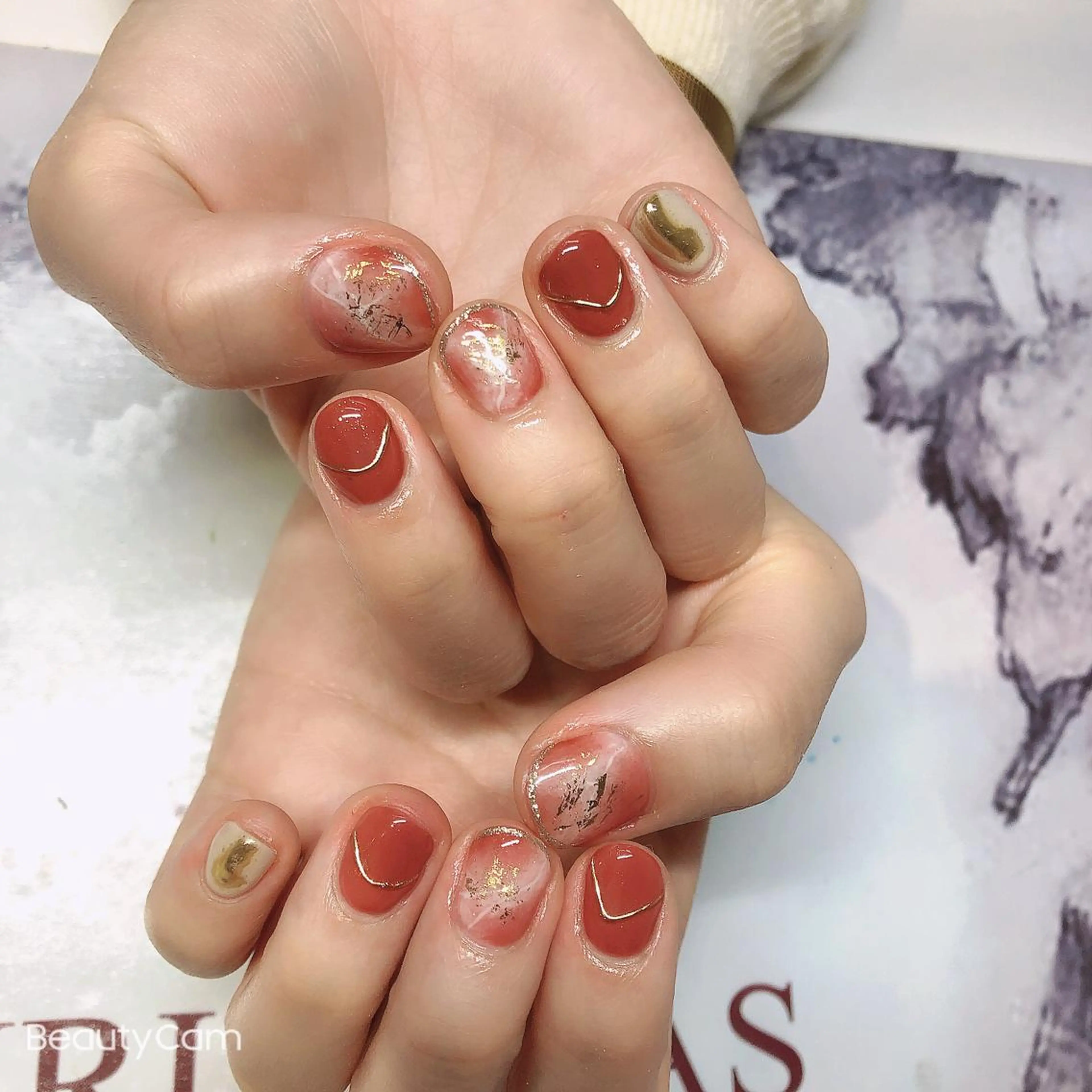 ネイル ガレンドウ 白澤 愛子のネイルデザイン