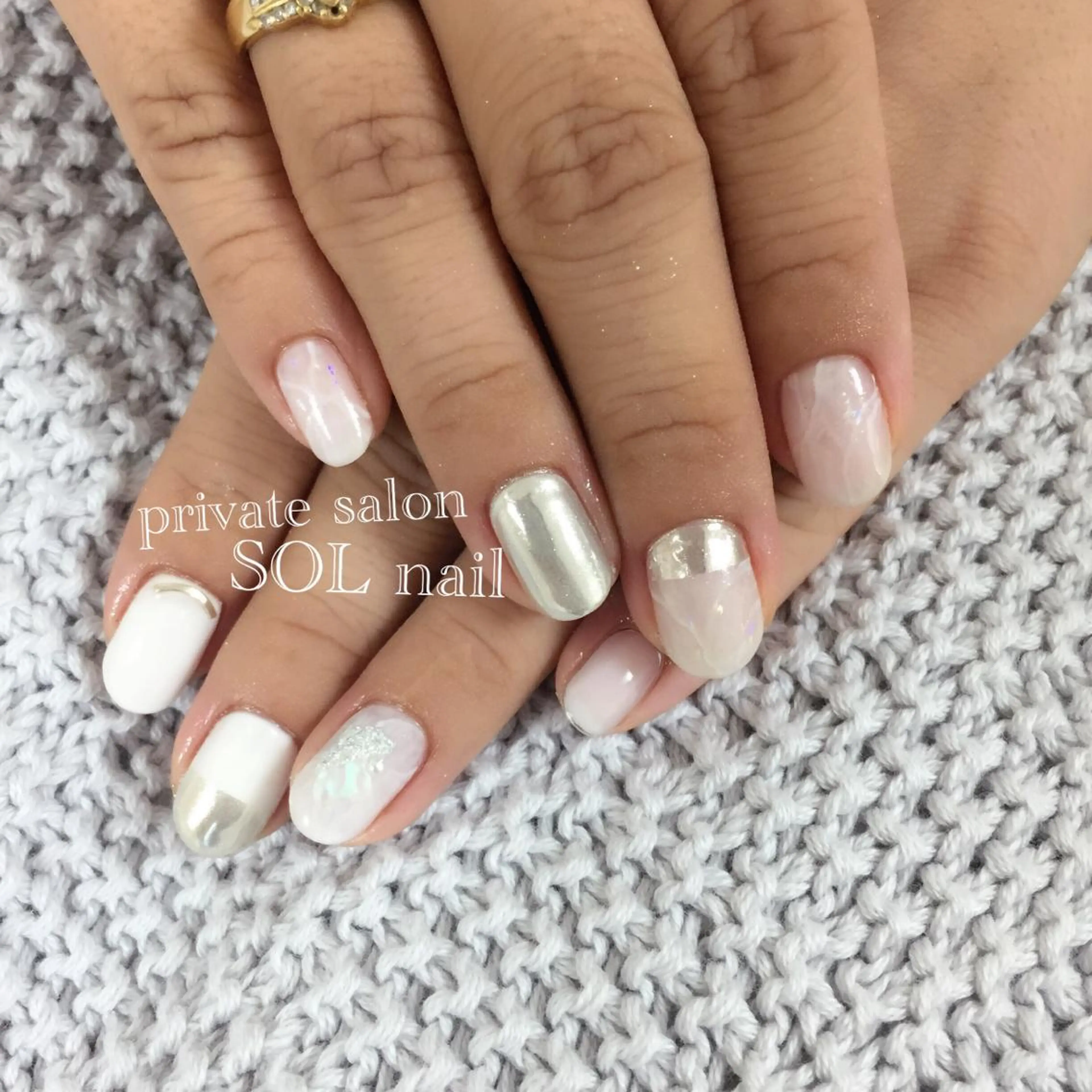 ネイル ハンドネイル SOL NAILのネイルデザイン