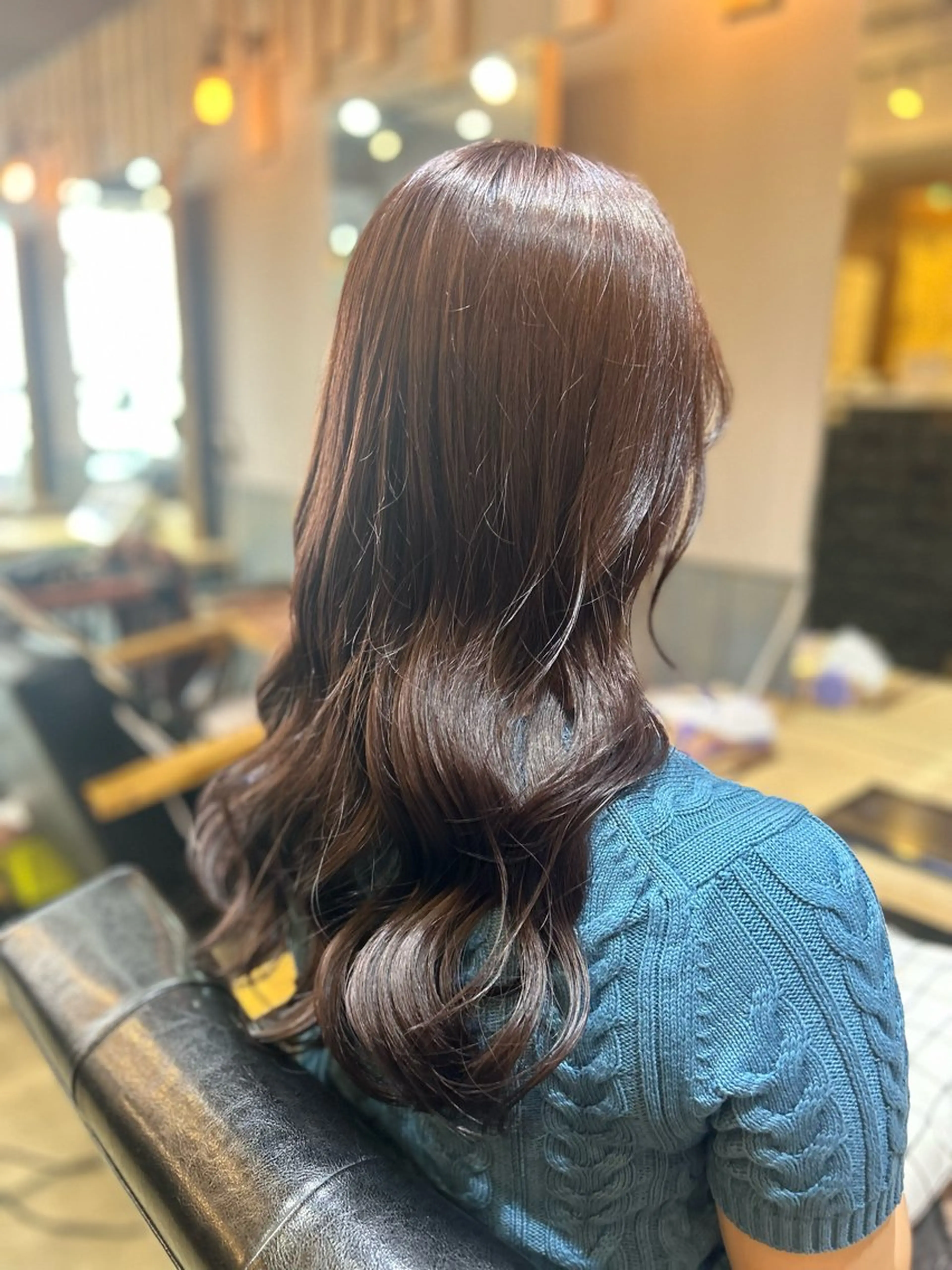 ロング 園田 彩音のヘアスタイル