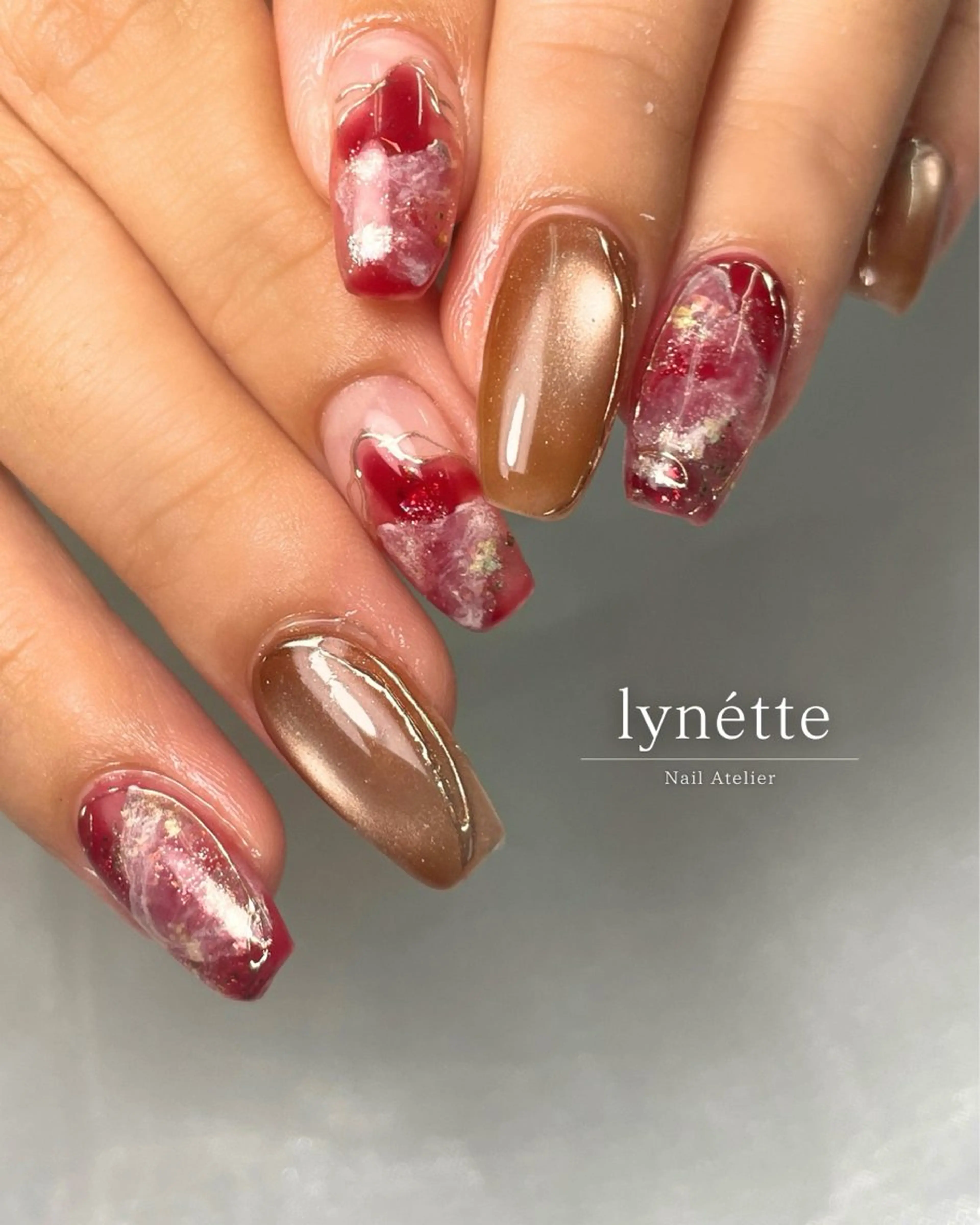 ネイル ニュアンスネイル lynétte 那覇ネイルサロンのネイルデザイン