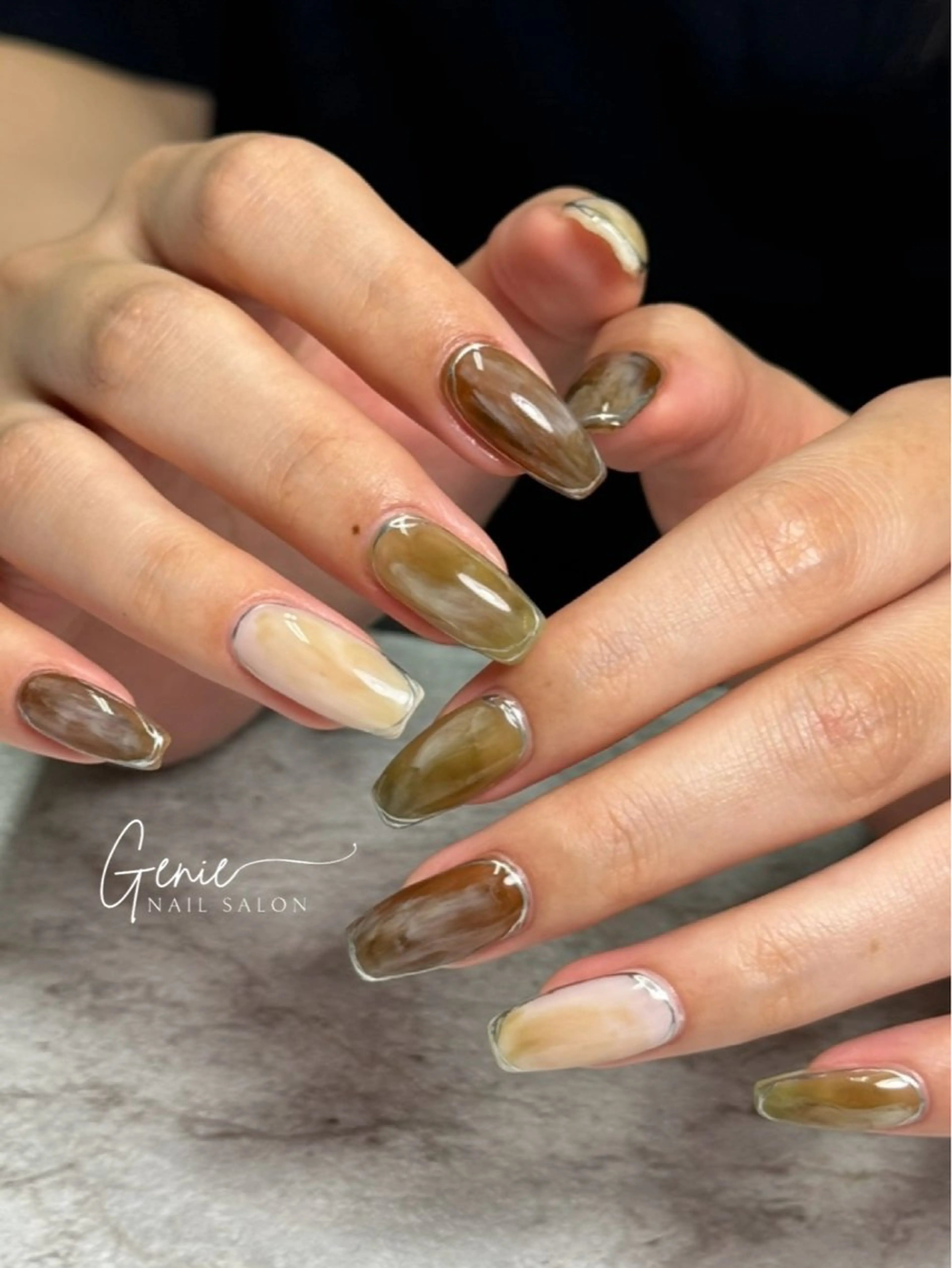 ネイル ニュアンスネイル ハンドネイル Nail salon Genie所属・Nail salon Genieのネイルデザイン