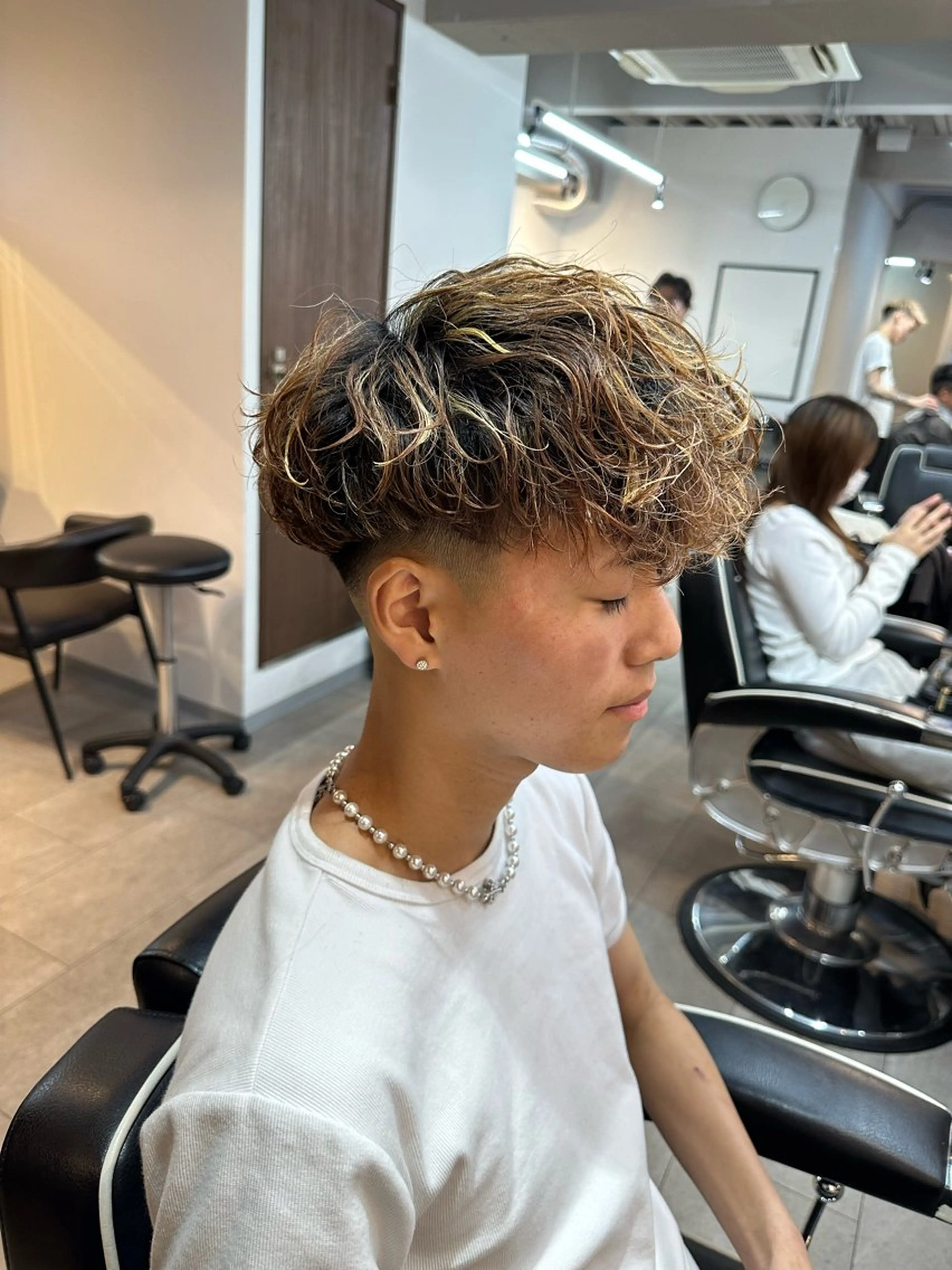 カラー パーマ メンズ 🇺🇸大宮パーマ 波巻き/ツイスパのヘアスタイル