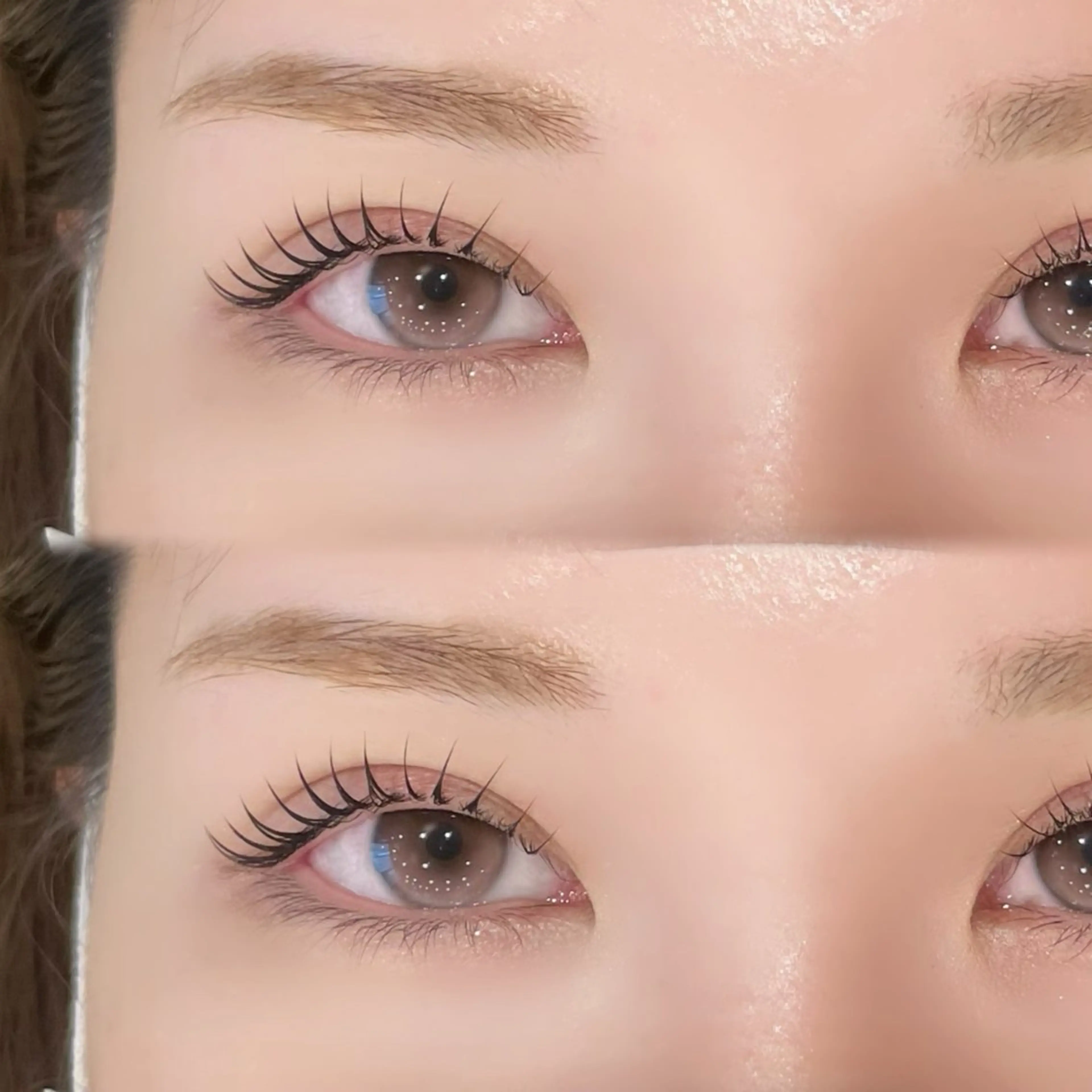 【💞4月限定💞】LEDグルー×&healthyフラットラッシュ🌟80​〜​100本付け放題[¥8500]の写真