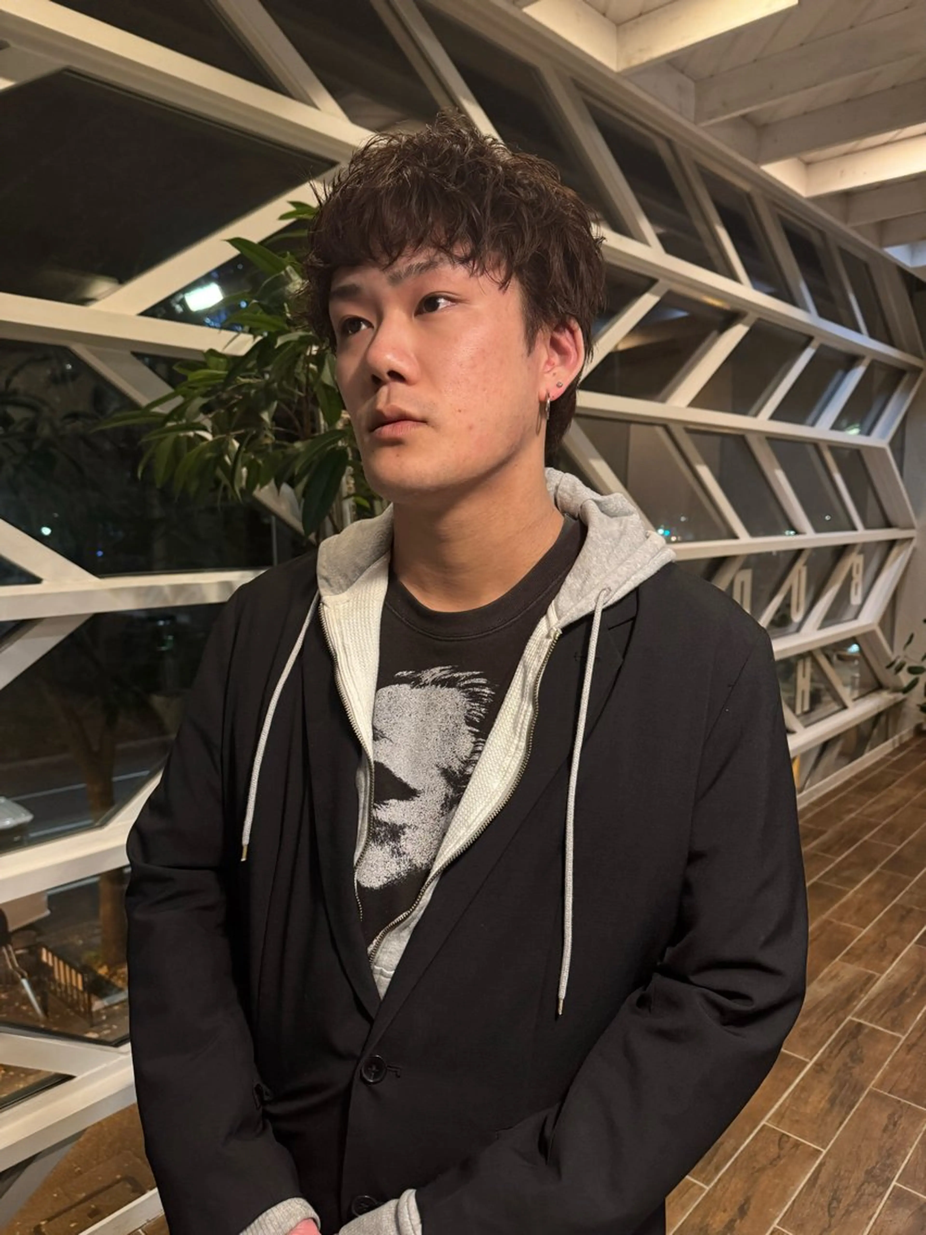 カラー メンズ ヘアカラー 村上 輝のヘアスタイル