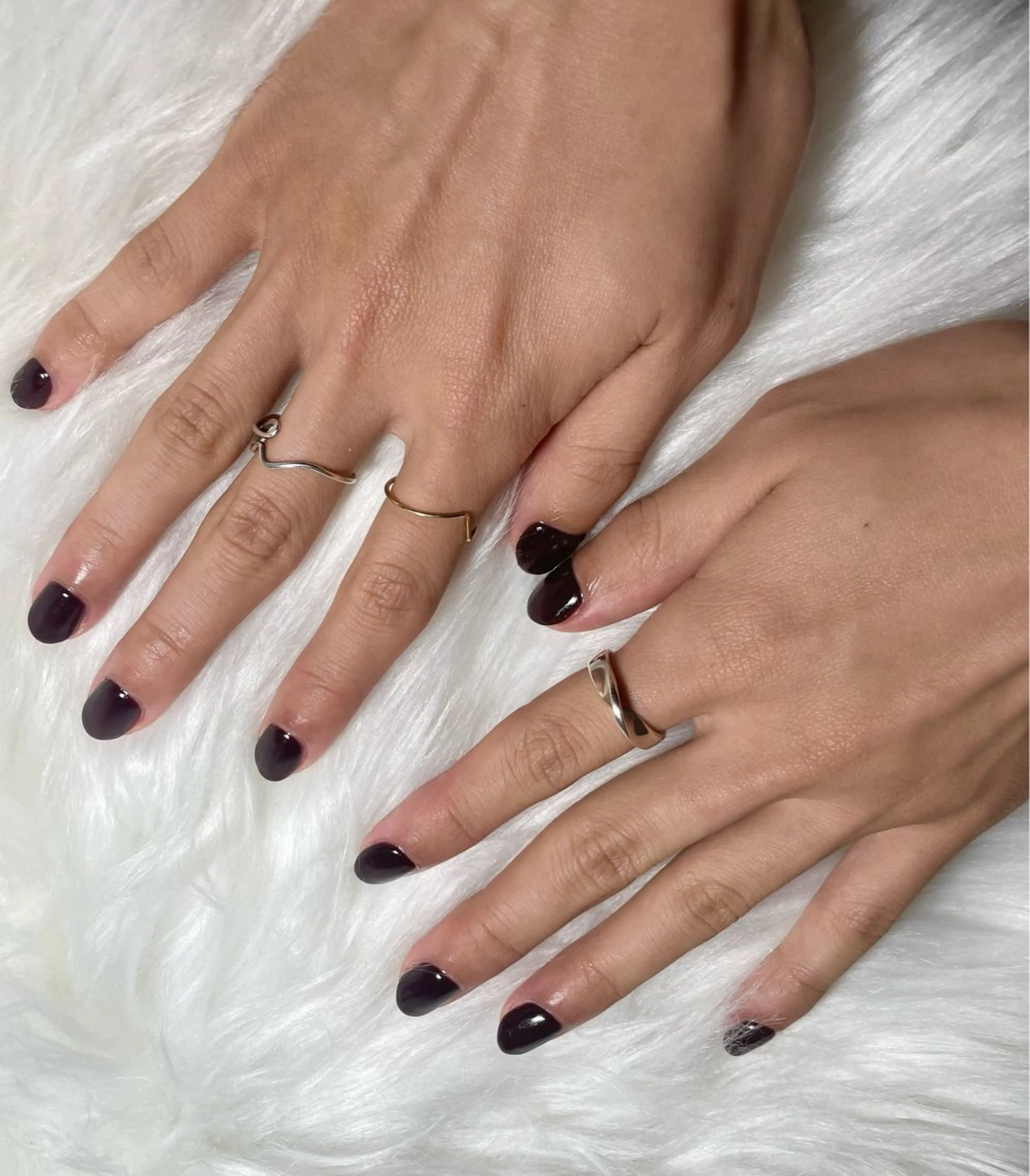 ネイル ブラウン メンズネイル Melia by attrait所属・Melia by attrait🌿杏のネイルデザイン