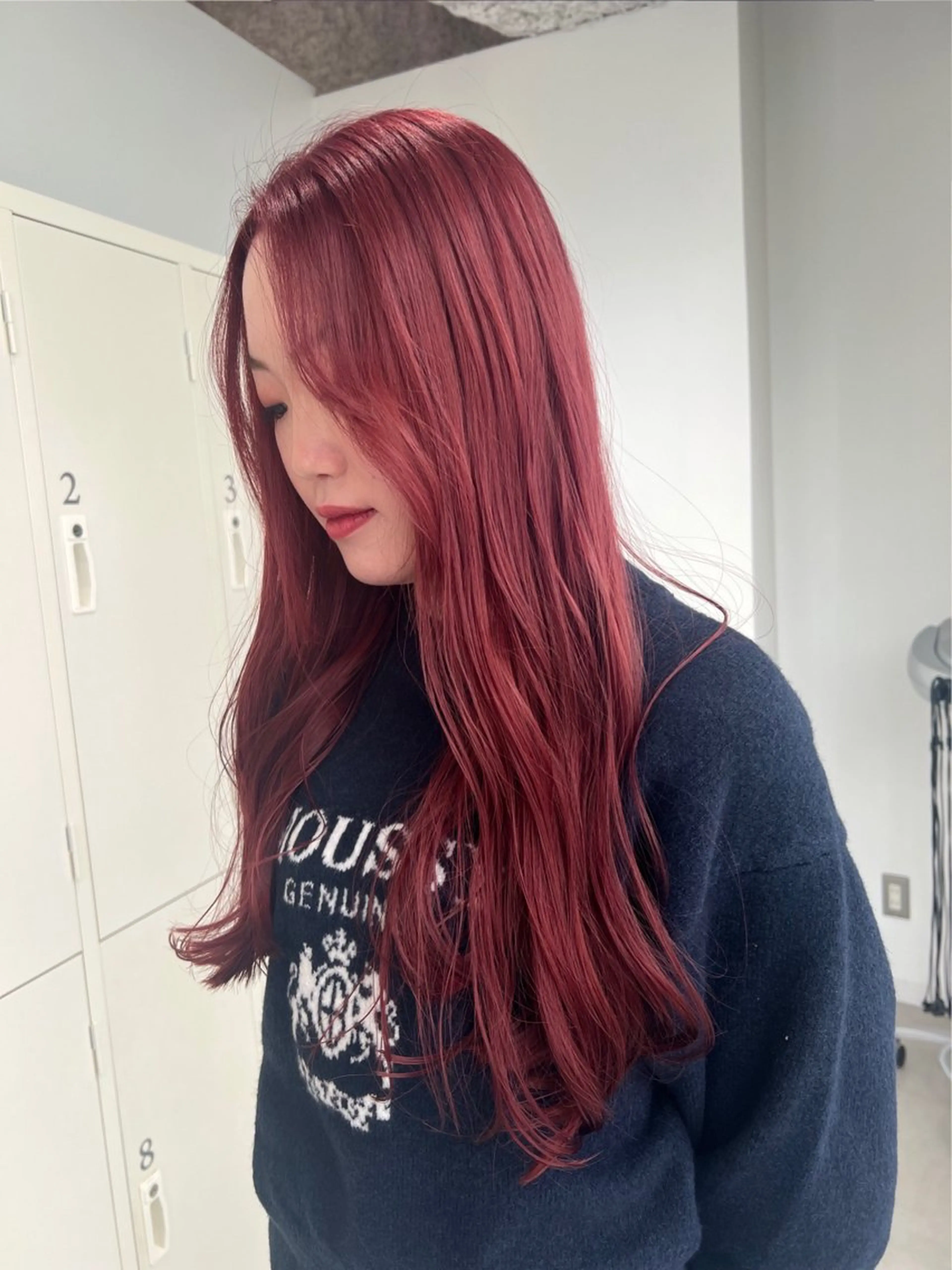 ロング カラー ヘアカラー トリートメント 艶ハイトーン🔆 ️️️安座間 希のヘアスタイル