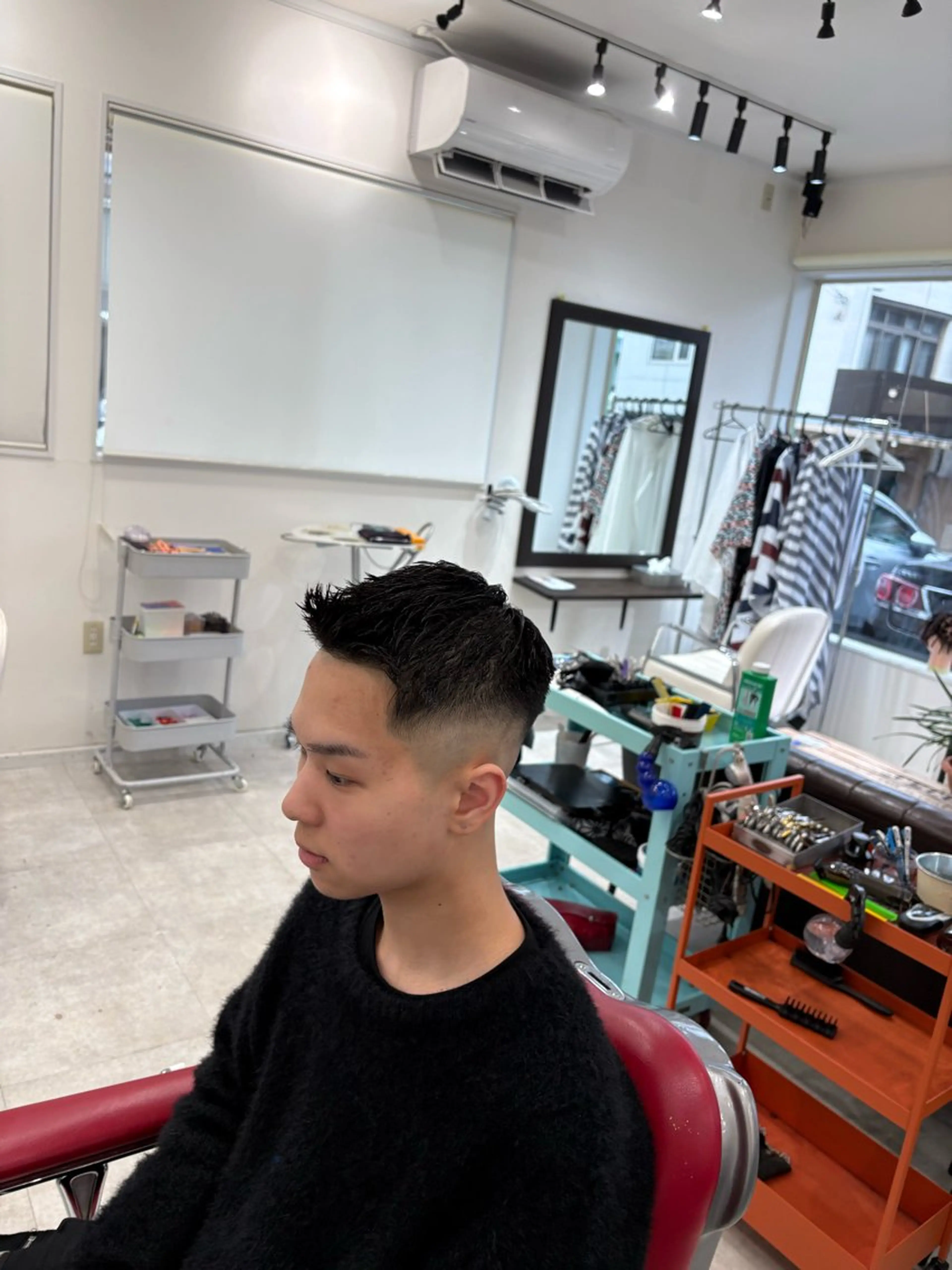 ショート メンズ カット 本間 颯太のヘアスタイル