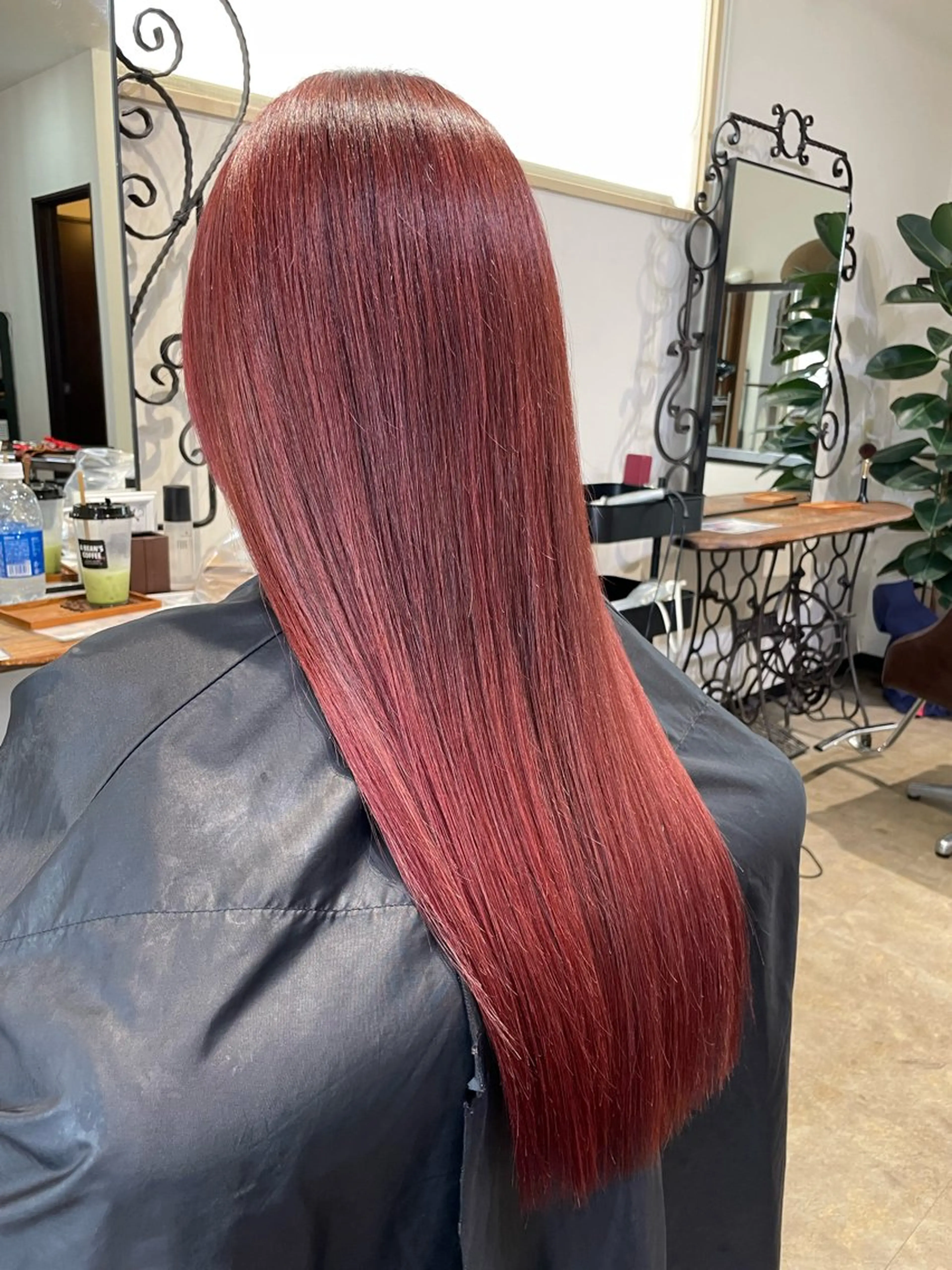 ロング カット ヘアカラー トリートメント 下林 雅明のヘアスタイル