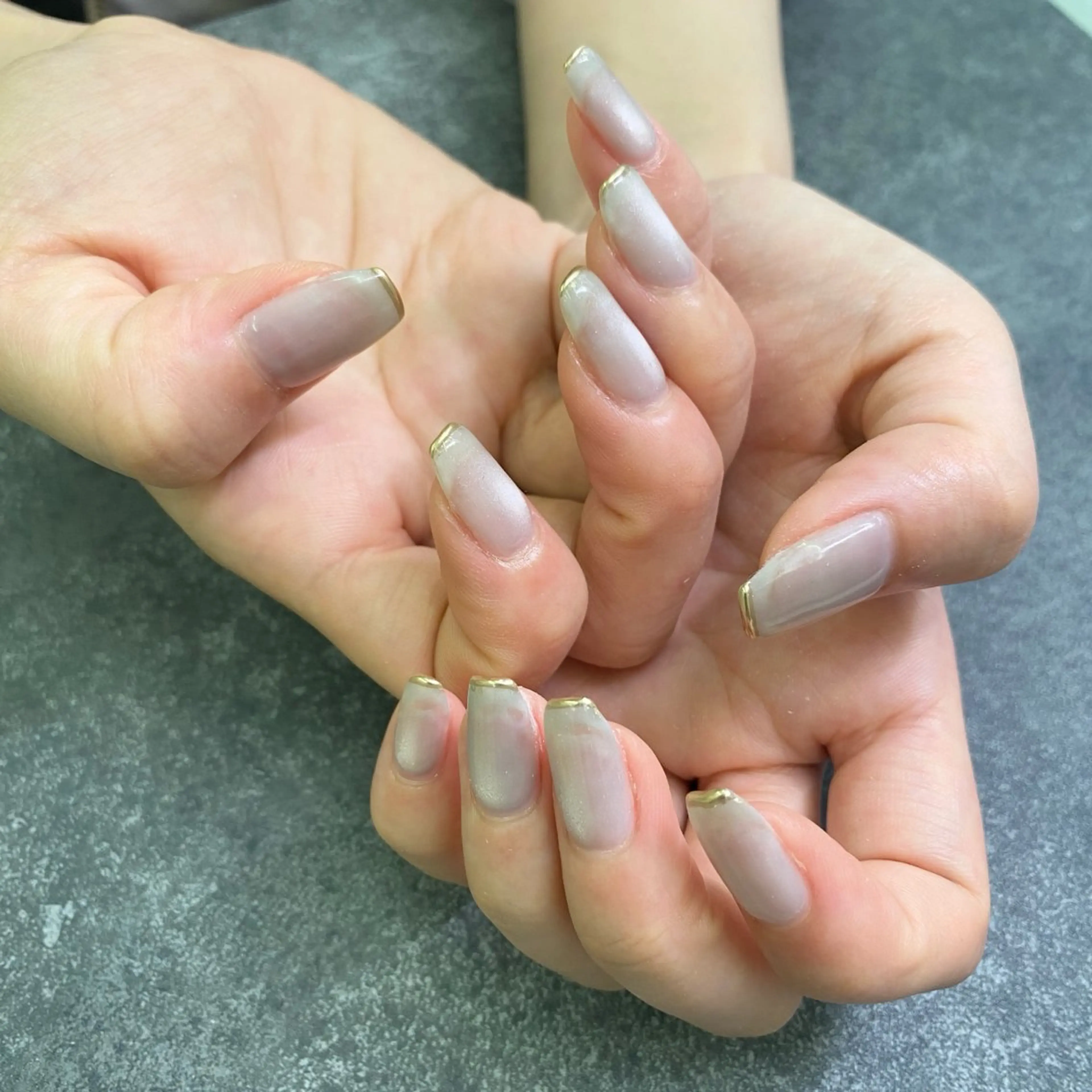 ネイル フレンチネイル ミラーネイル ワンカラーネイル ハンドネイル nail salon muuのネイルデザイン