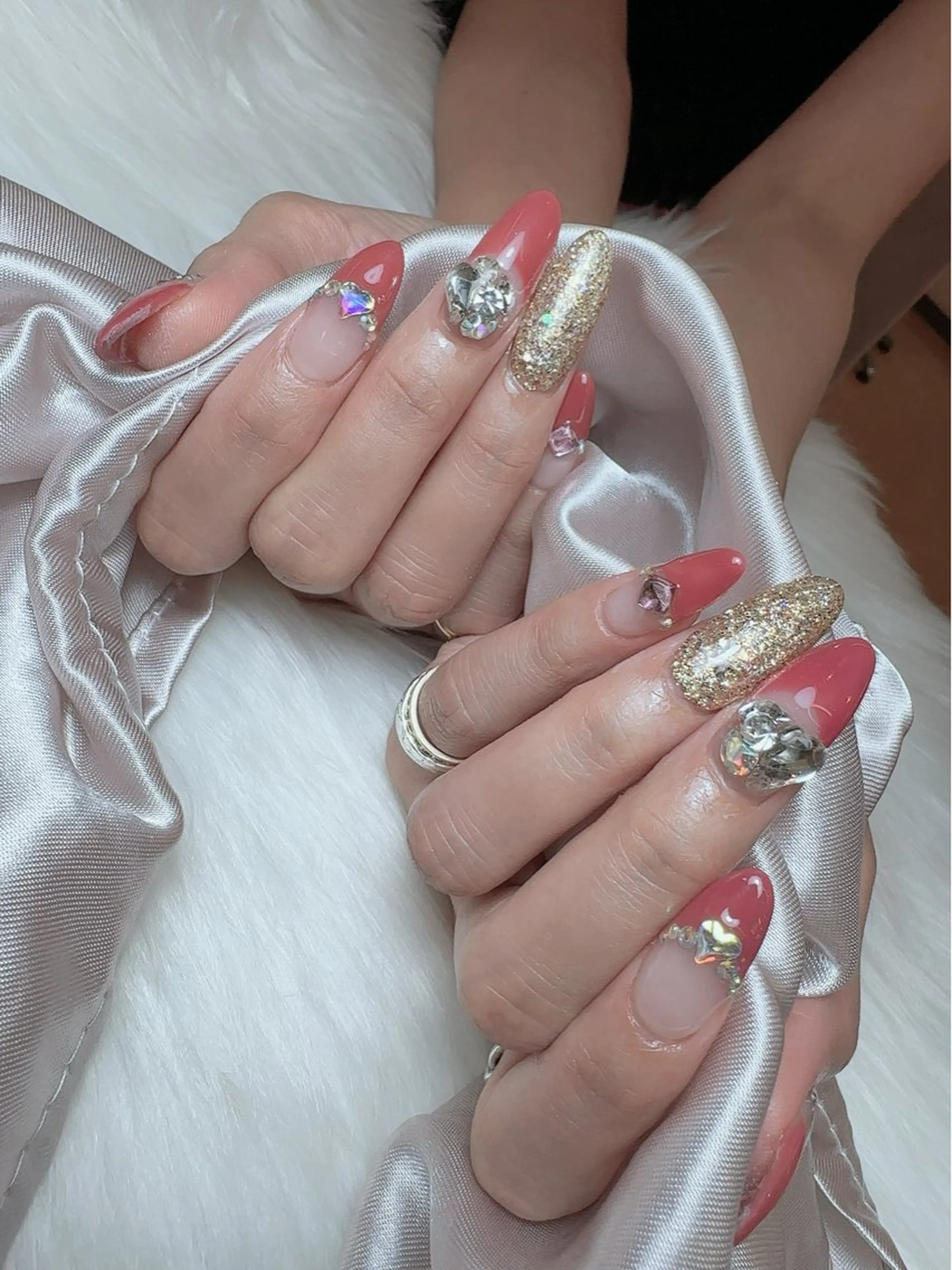 ネイル マグネットネイル 持ち込み ニュアンスネイル 夏ネイル ワンホンネイル ハンドネイル Nailsalon Mimiy..♡のネイルデザイン
