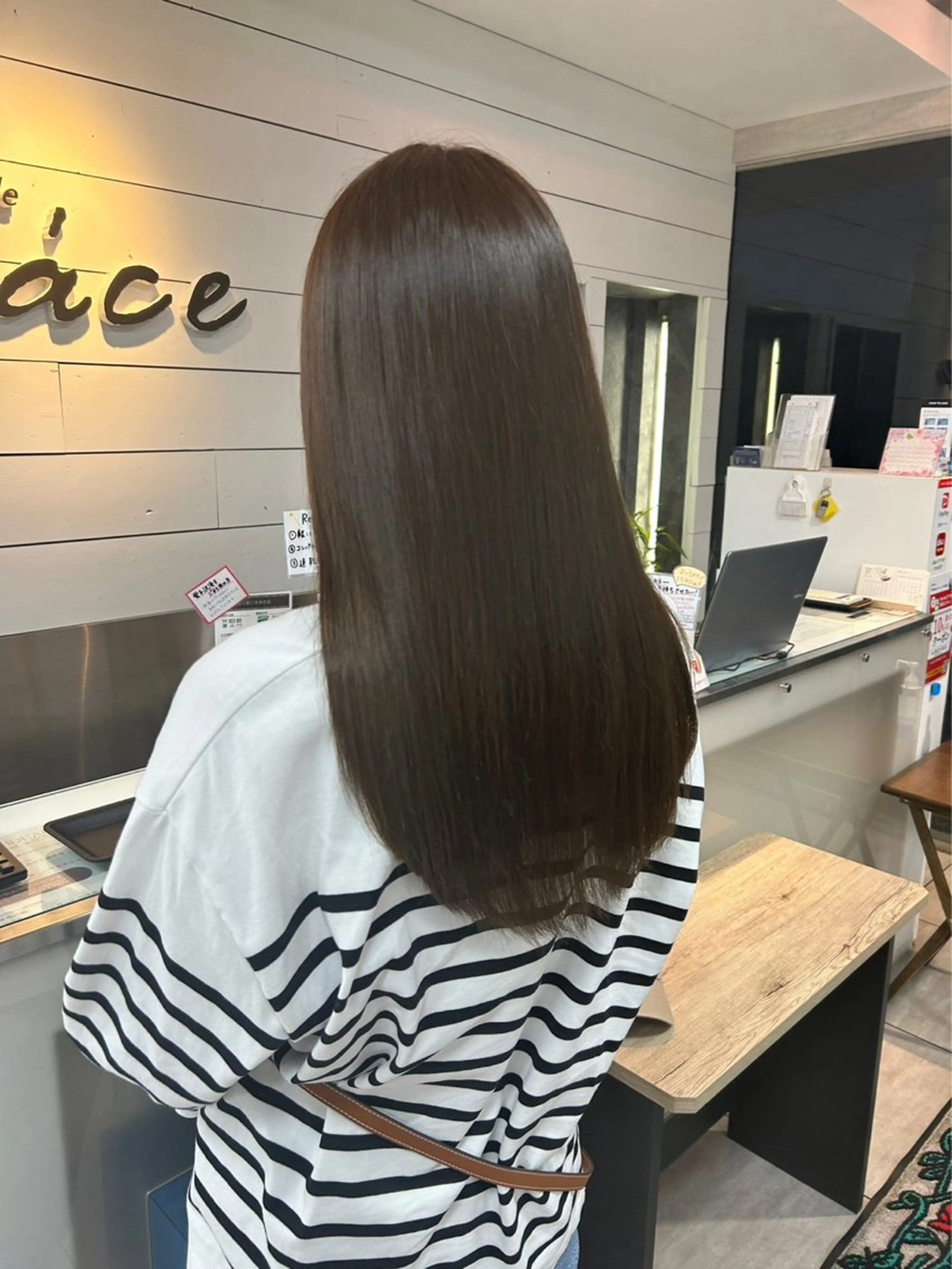 ロング 縮毛矯正✖髪質改善 仁木伸明のヘアスタイル