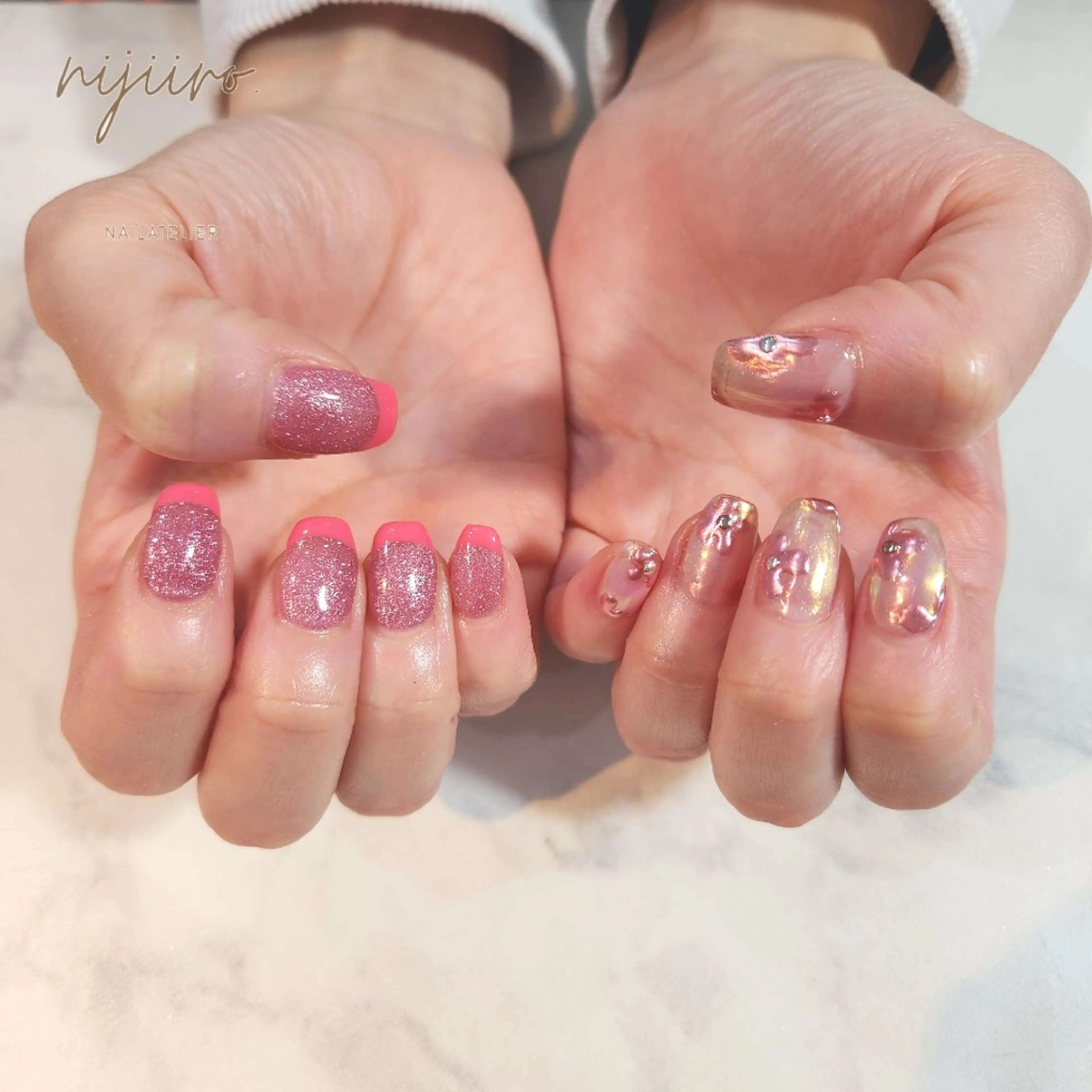 ネイル ハンドネイル nijiiro🌈 サトウのネイルデザイン