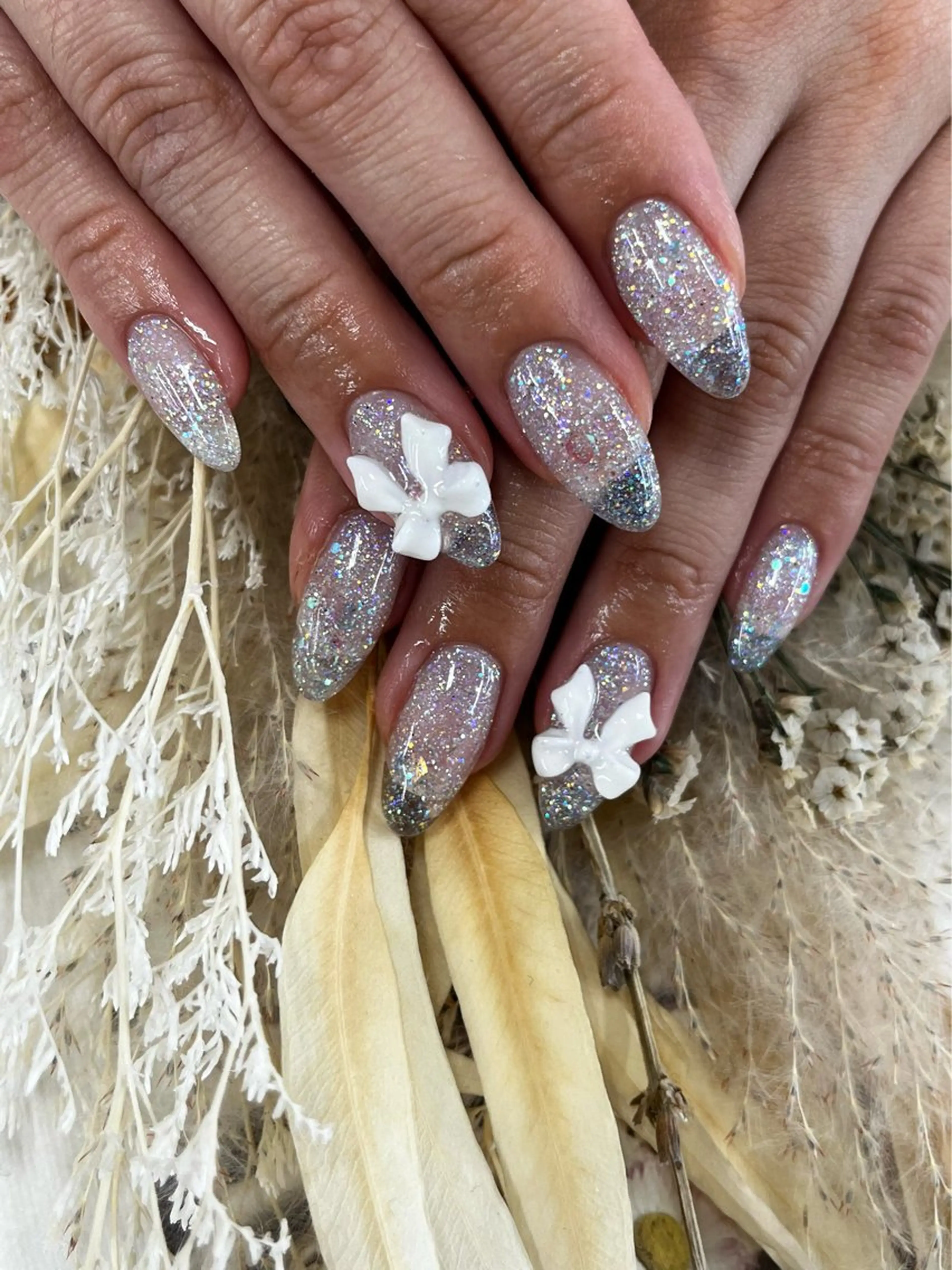 ネイル リボン ハンドネイル Basic町田本店 Suzunaのネイルデザイン