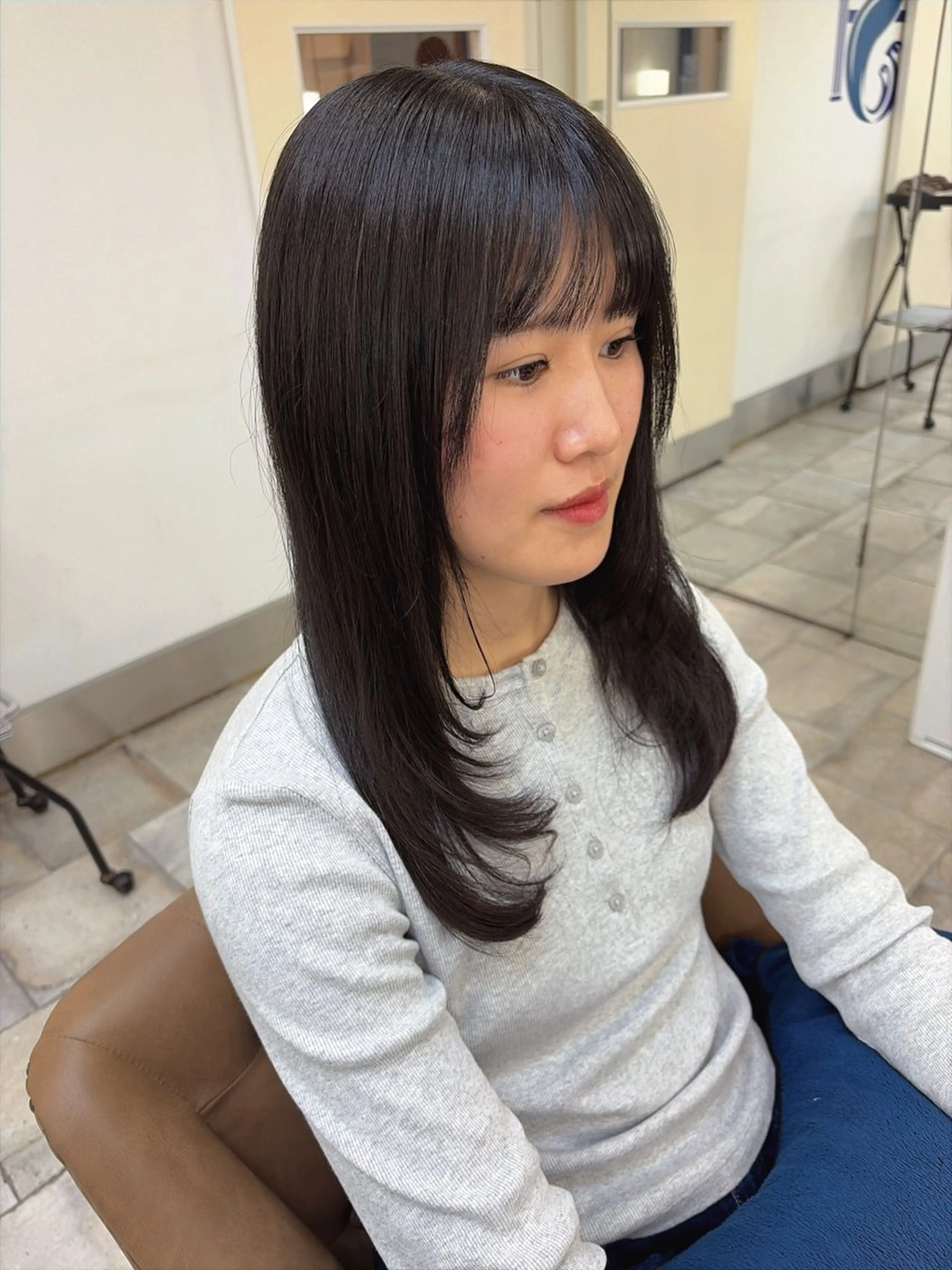 ロング ヘアアレンジ カット トリートメント ヘッドスパ カラー/アイリスト 麻優のヘアスタイル