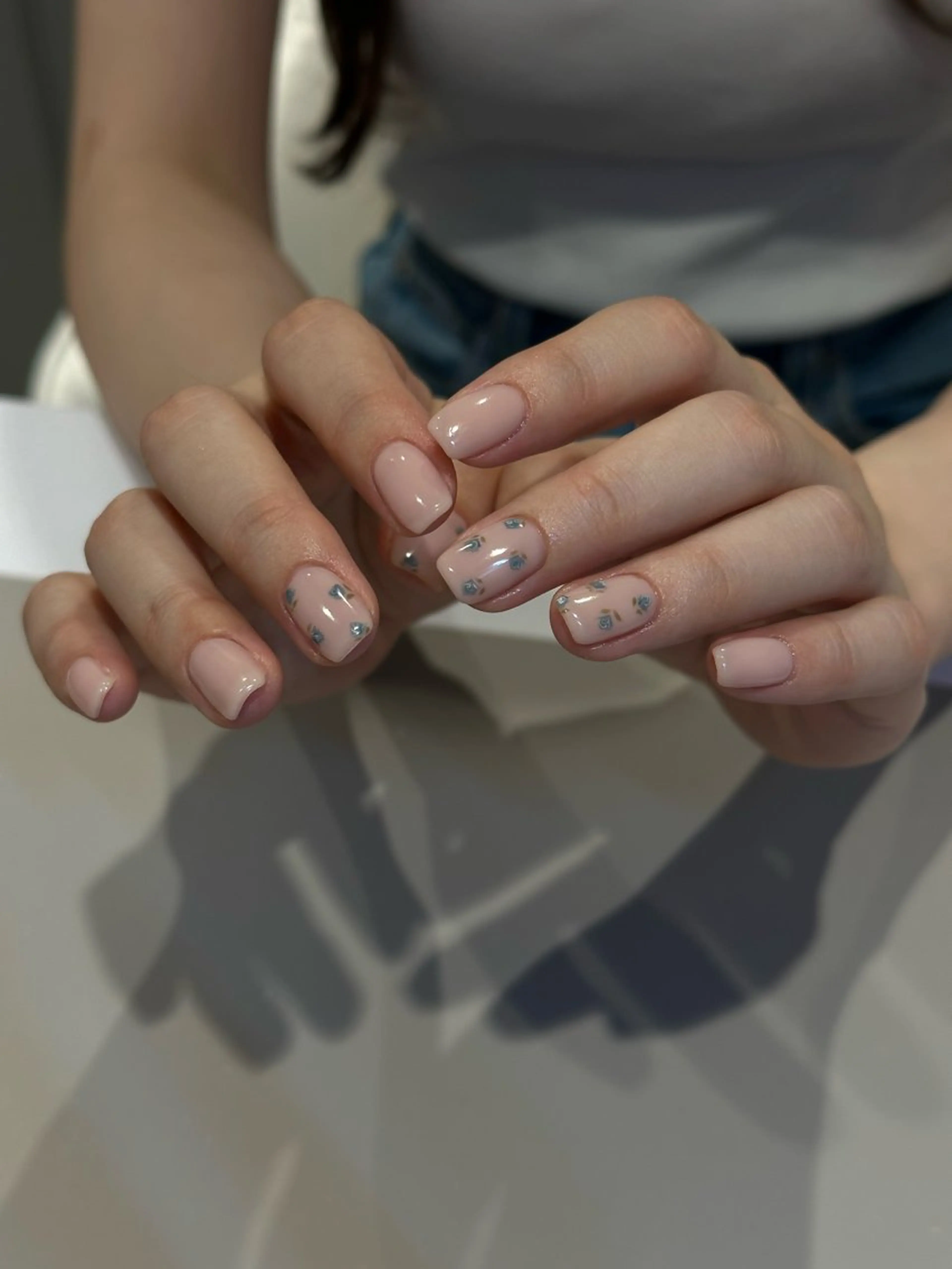 ショート カラー パーマ ヘアアレンジ メンズ キッズ ネイル マツエク・マツパ アイブロウ ハンドネイル ar. harajukuのネイルデザイン