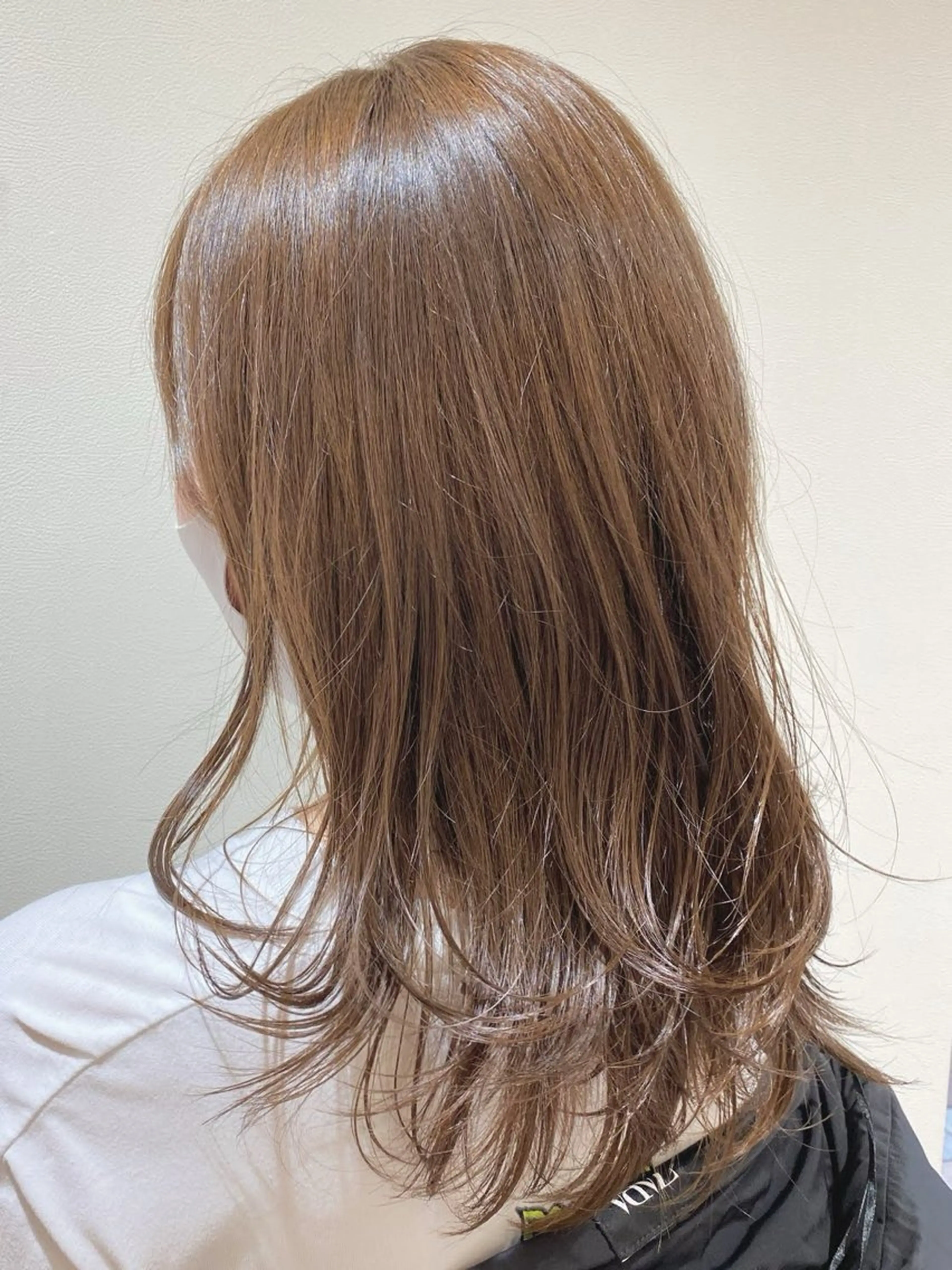 ミディアム カット 縮毛矯正 髪質改善/イルミナ/ 城崎のヘアスタイル