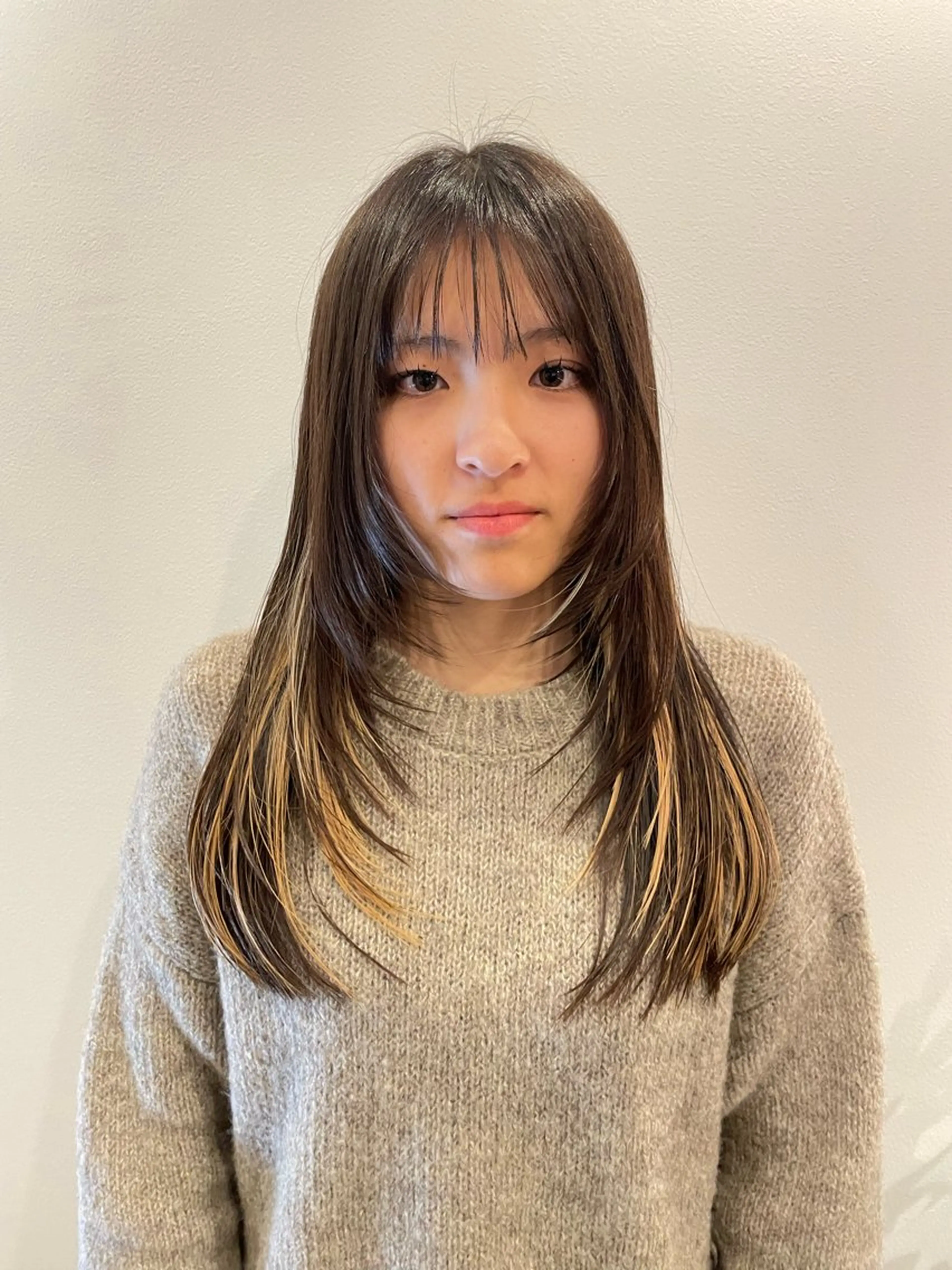 ミディアム ヘアアレンジ ヘアカラー 悦喜 雅史のヘアスタイル