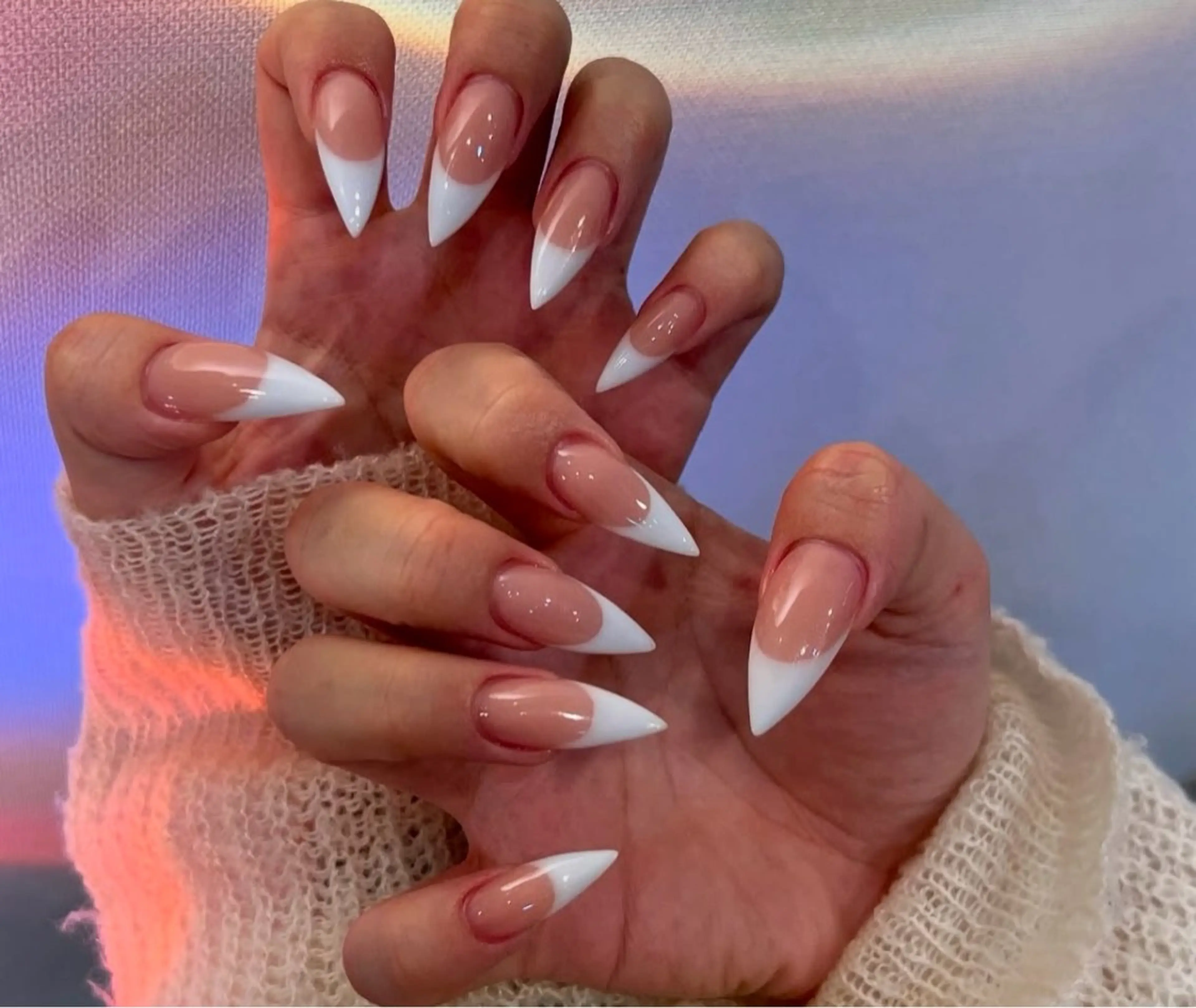ネイル グラデーション キラキラネイル ワンカラーネイル 冬ネイル Jenn Nail Salonのネイルデザイン