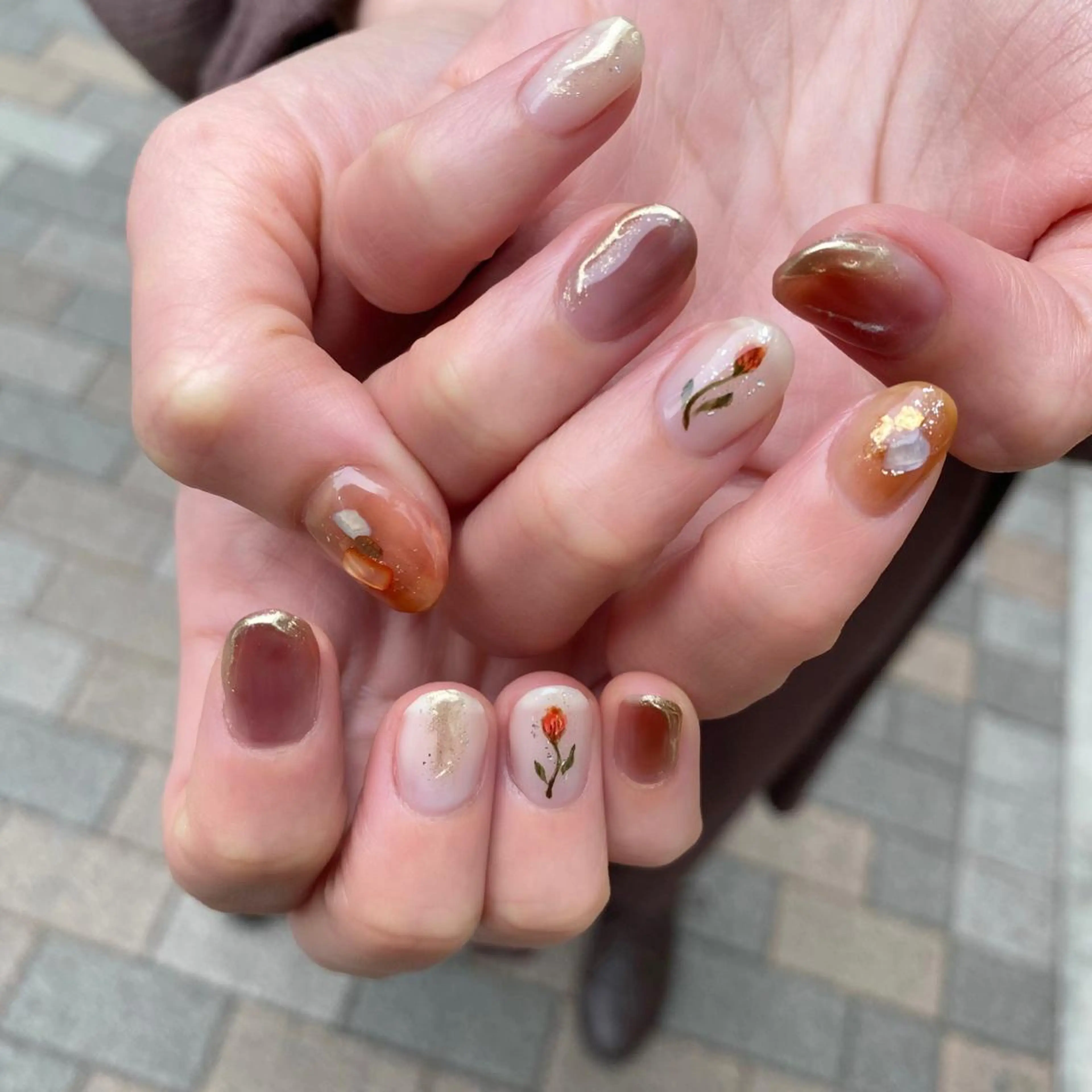 ネイル ハンドネイル Yuriko Omi パラジェル/渋谷のネイルデザイン