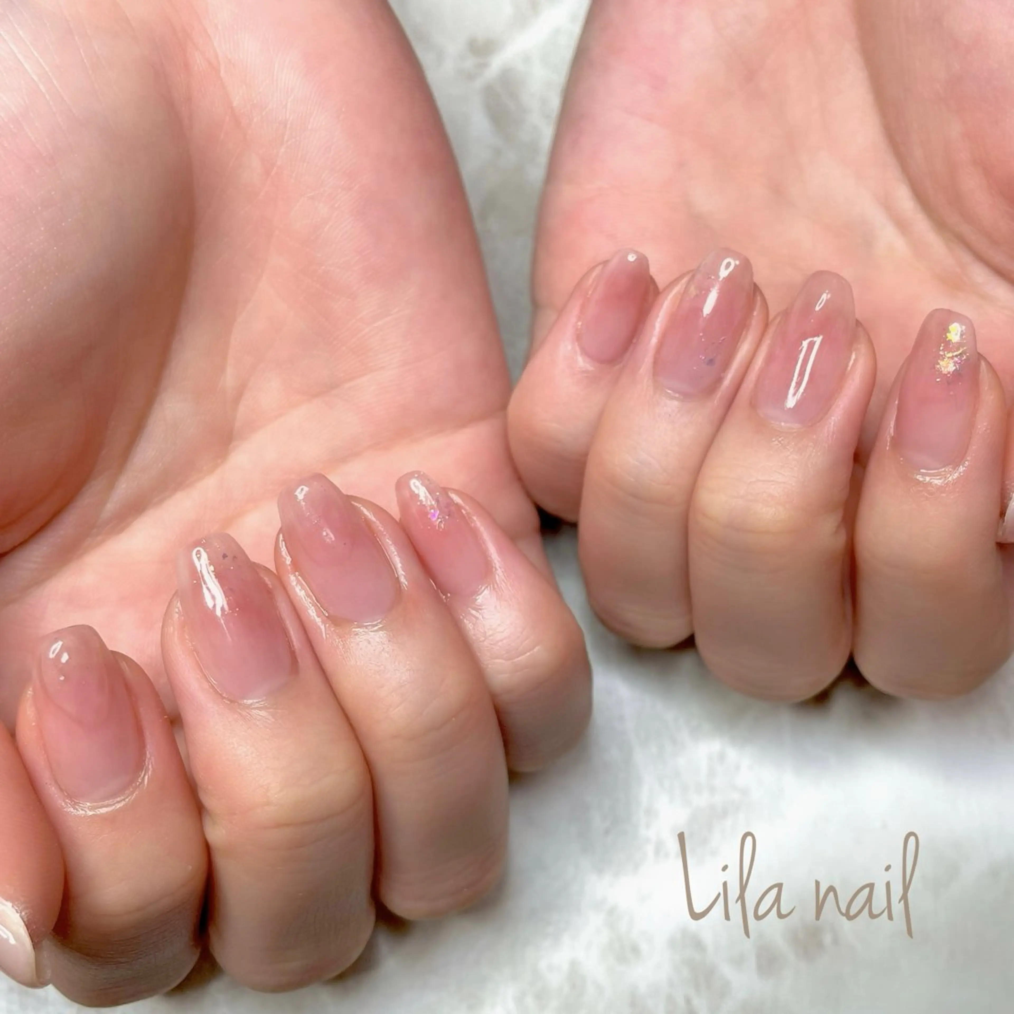 ネイル ハンドネイル ハンドケア Lila nail. harukaのネイルデザイン