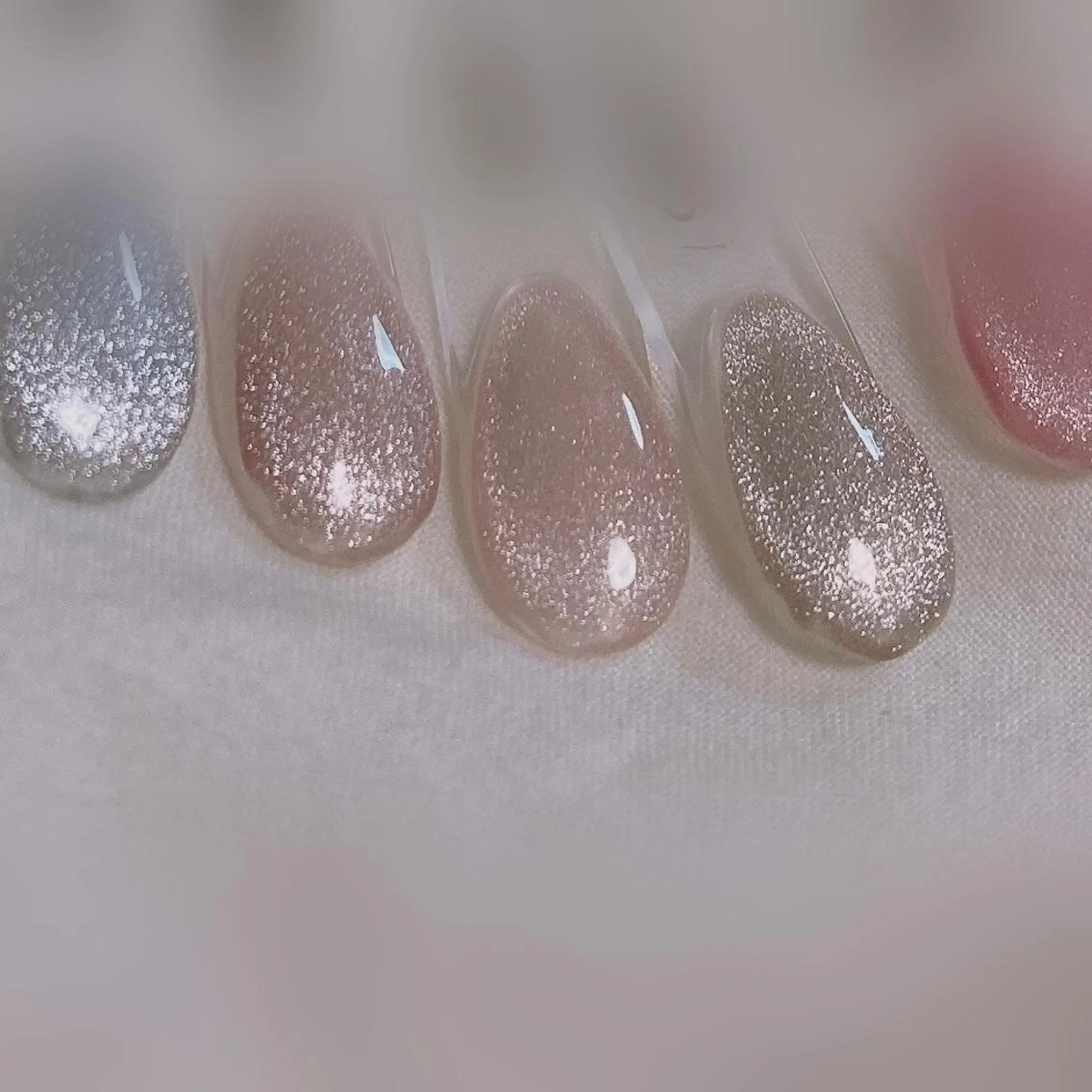 ネイル マグネットネイル ハンドネイル 韓国ネイル/ワンホン ネイル🎀表参道3分のネイルデザイン