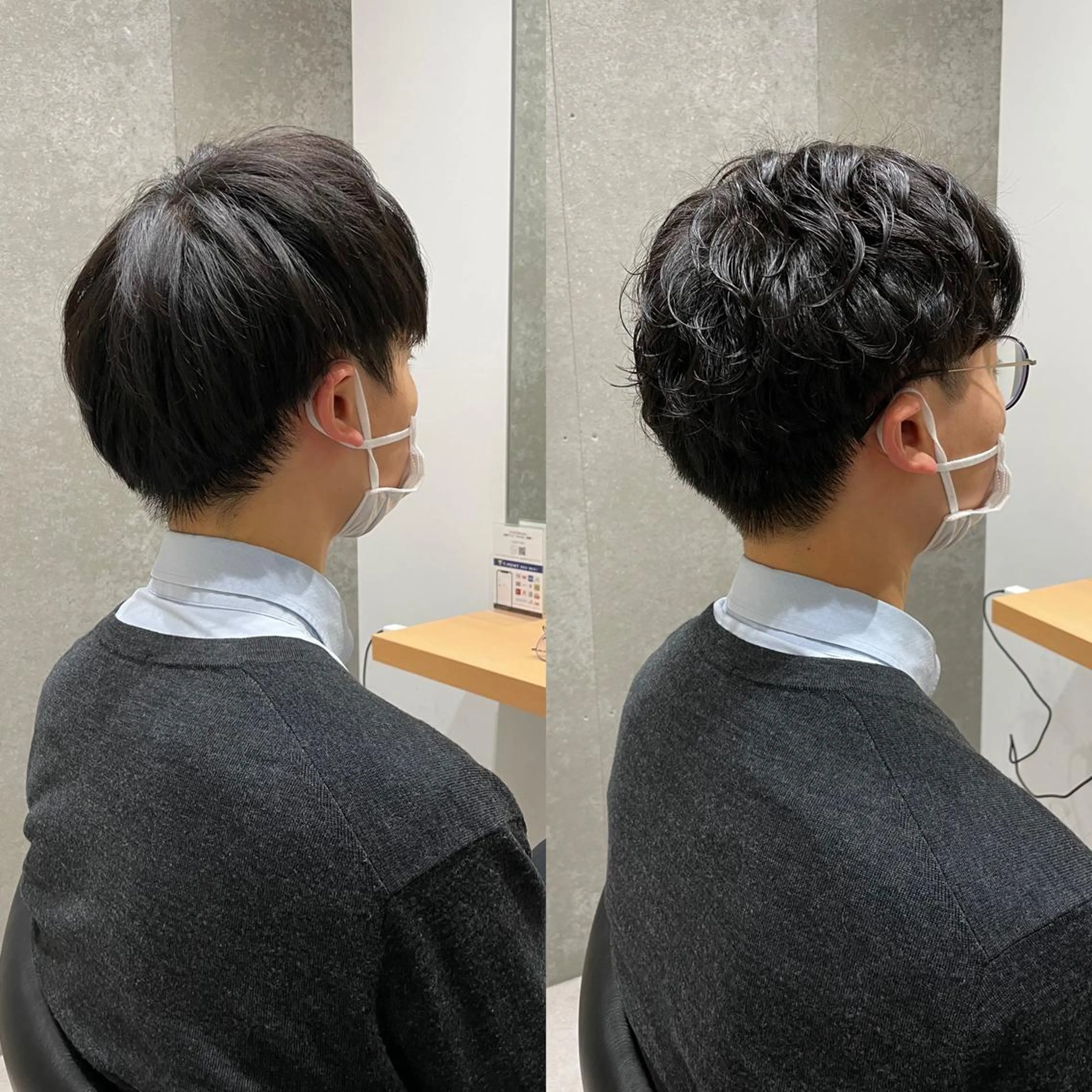 メンズ メンズパーマ メンズツイストパーマ ツイストパーマ カット パーマ トリートメント ヘッドスパ 髪質改善ヘアケア 艶髪特化/上田のヘアスタイル