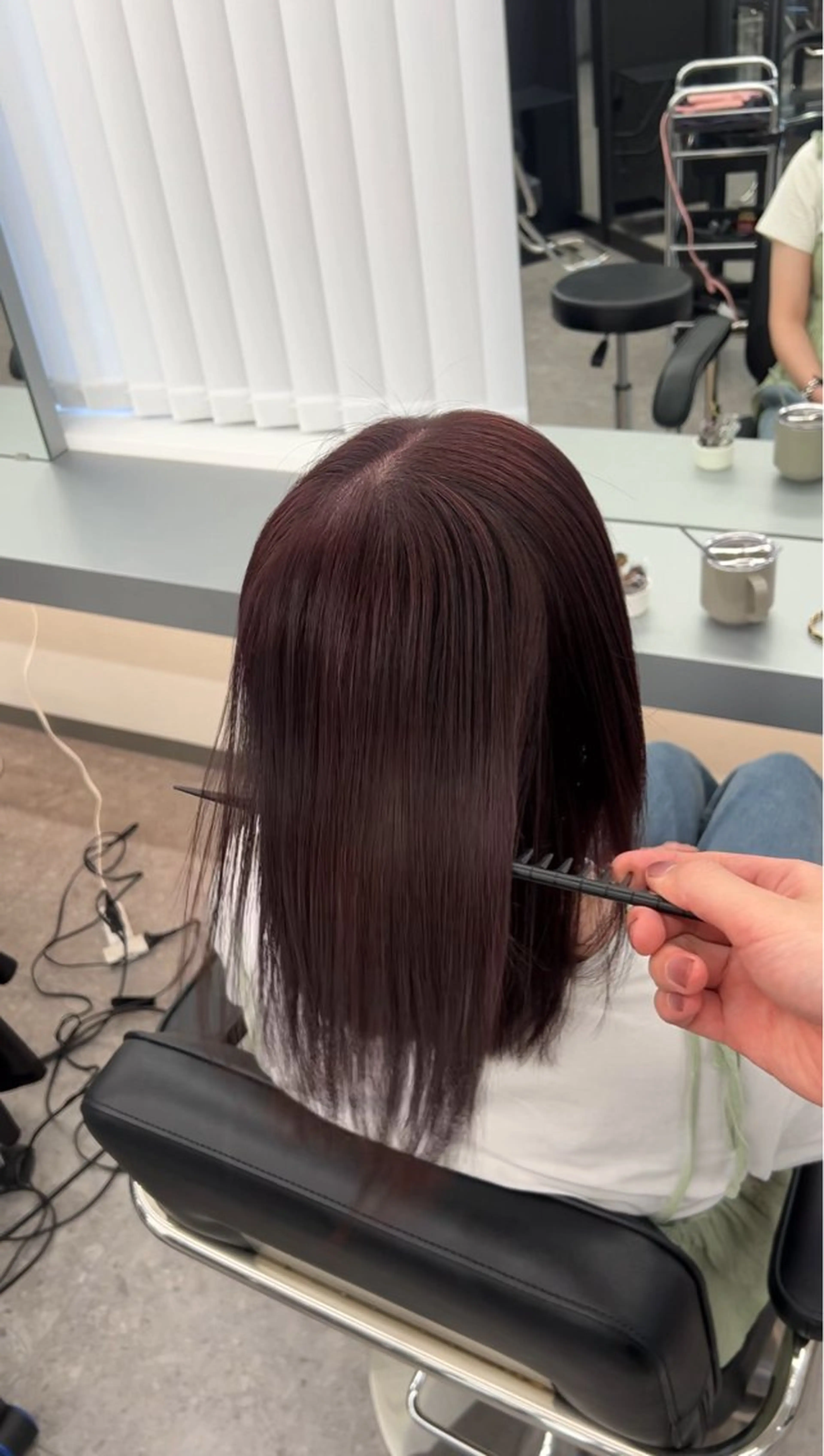 ミディアム 髪質改善ストレート Kantaのヘアスタイル