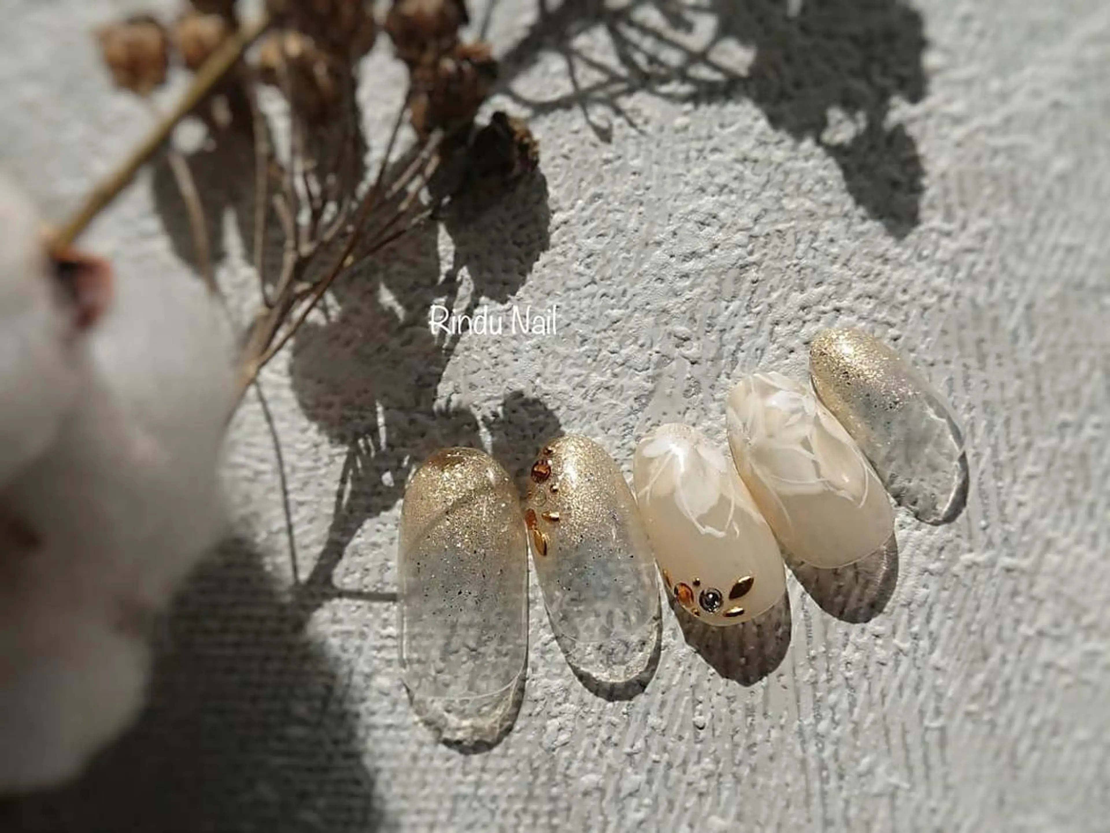 ネイル ニュアンスネイル Rindu Nail 上小田井ジュニアのネイルデザイン