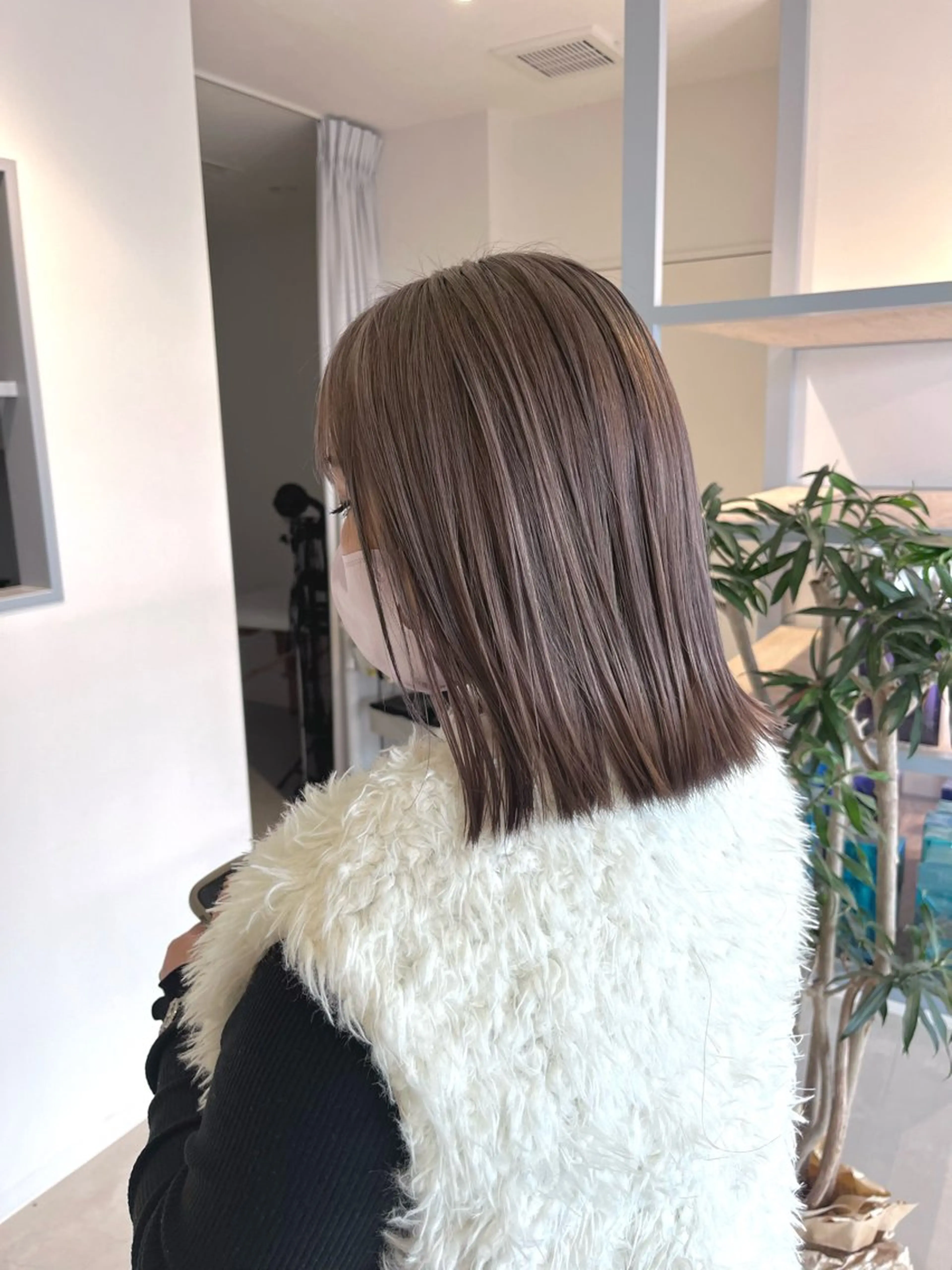 ミディアム ヘアカラー ukyo/カラー/ ブリーチ/ハイライトのヘアスタイル