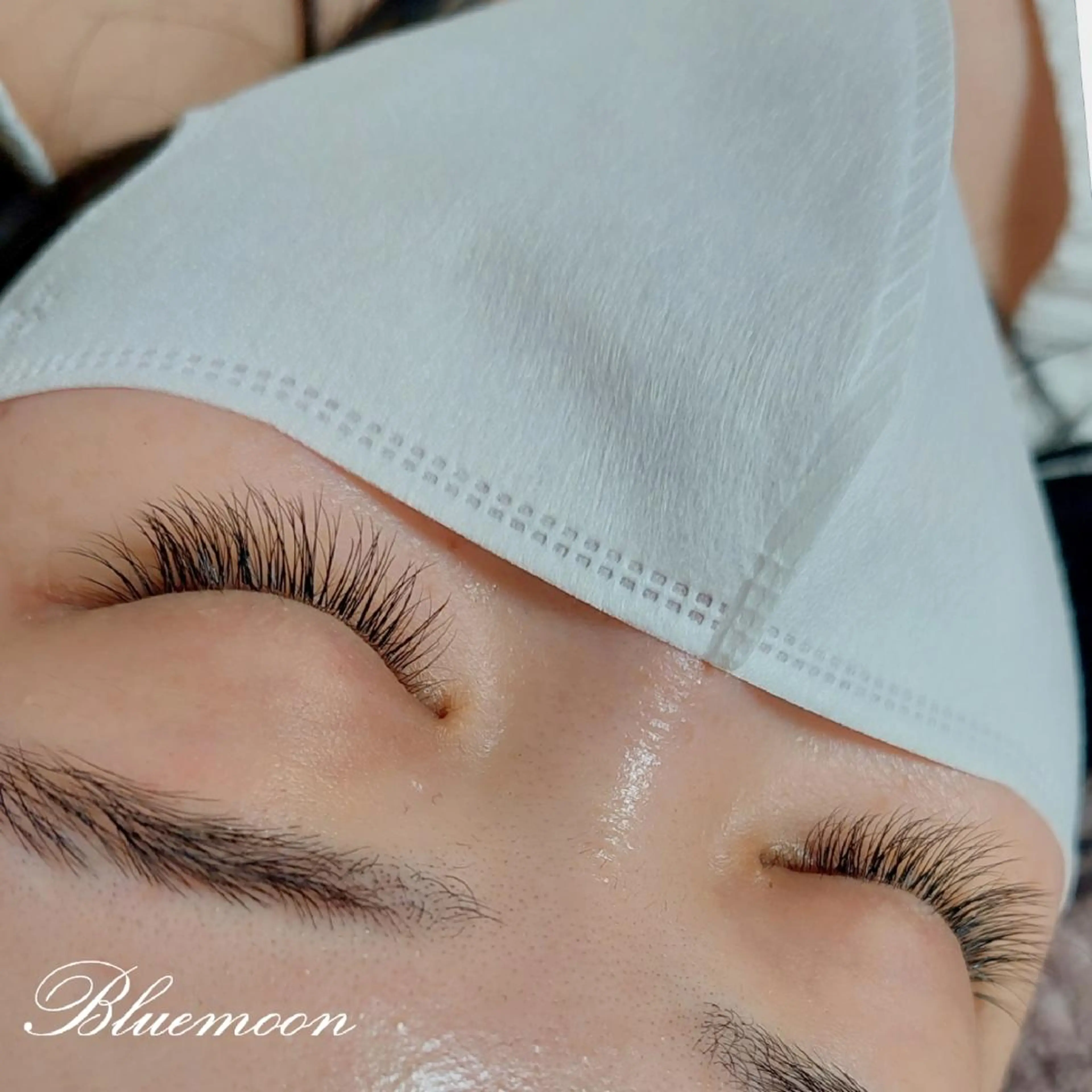 マツエク・マツパ ナチュラル Blue moonのマツエク・マツパデザイン