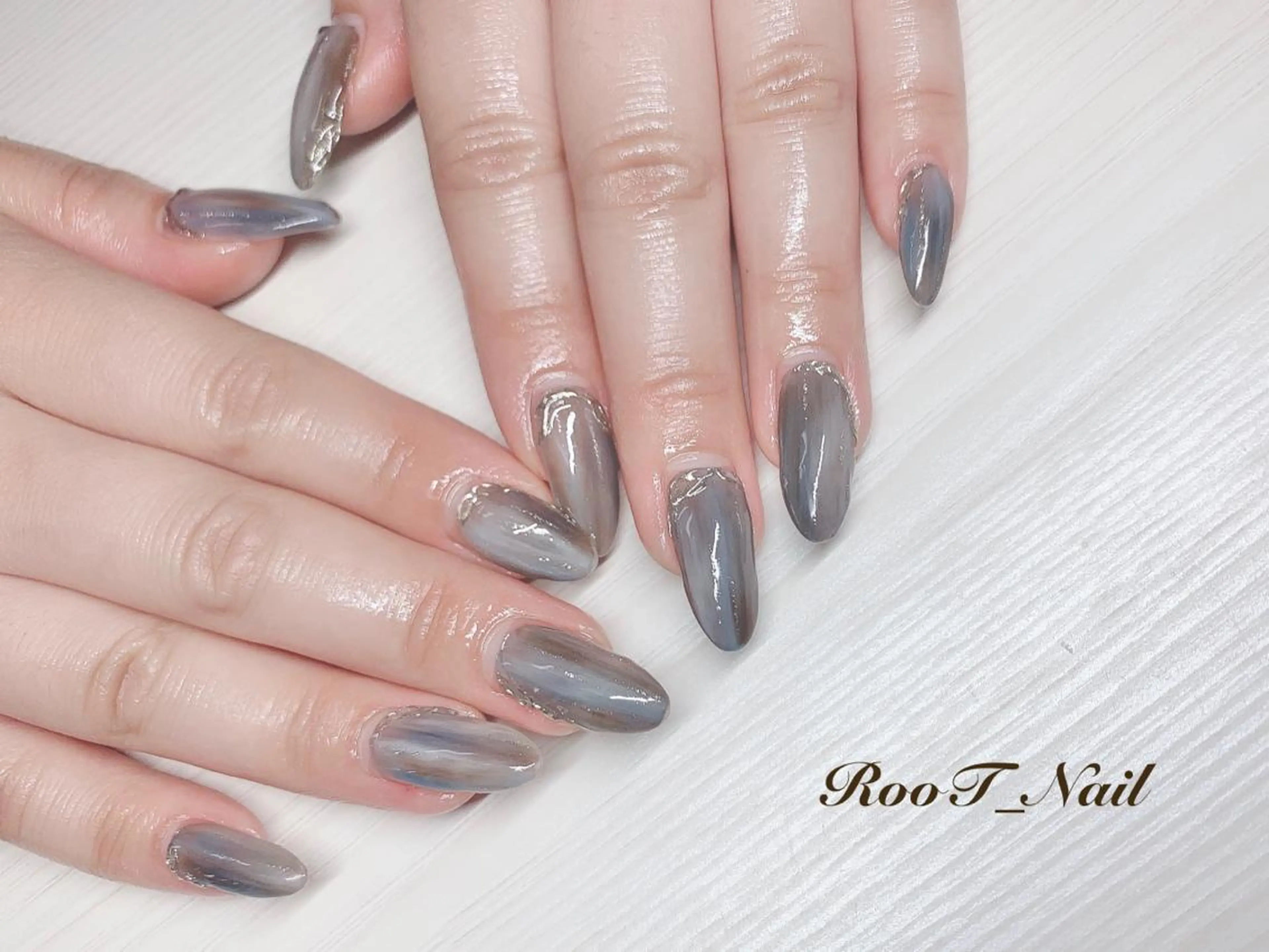 メンズ ネイル ニュアンスネイル ハンドネイル RooT Nailのネイルデザイン